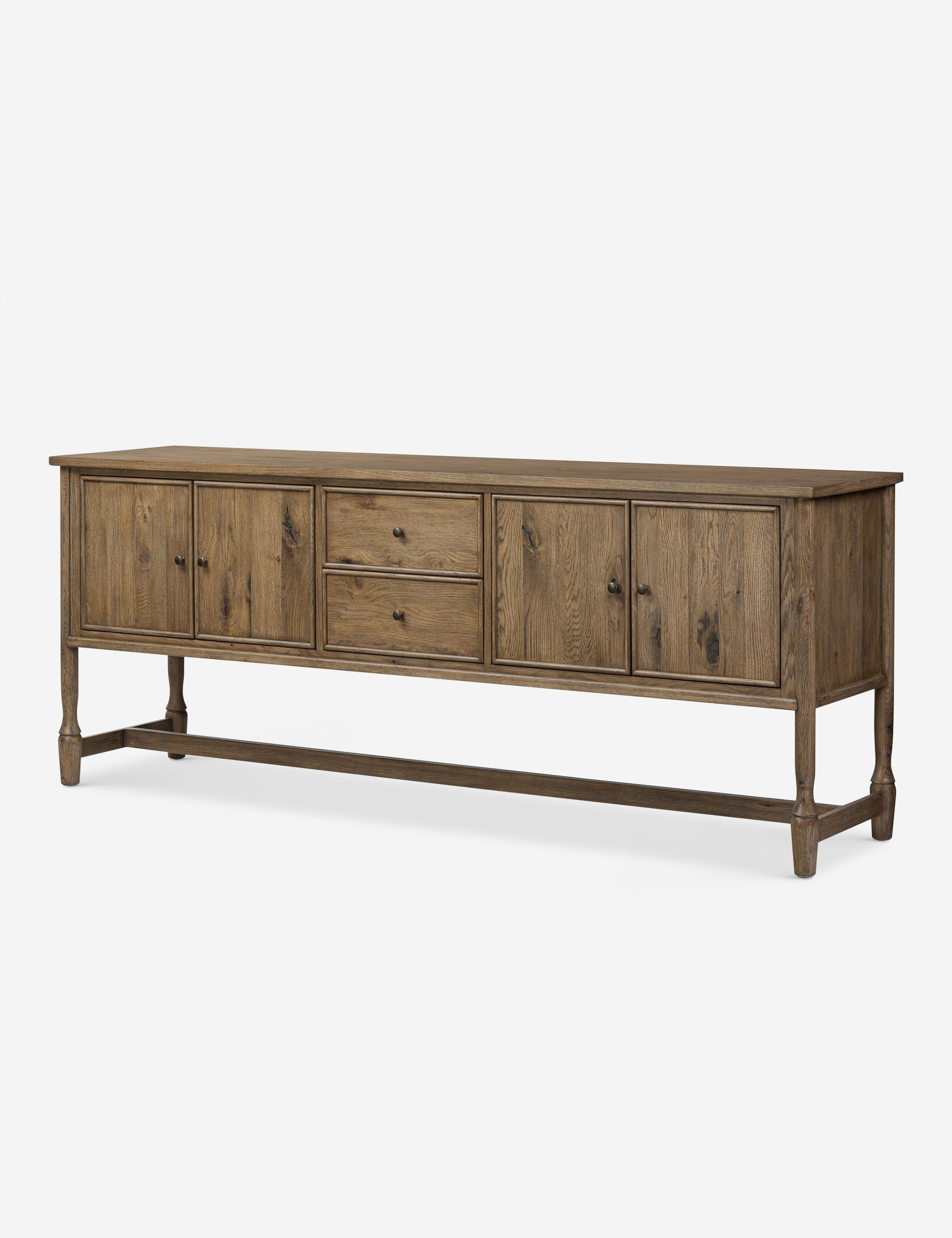 Bari Sideboard by Amber Lewis x Four Hands - Weathered Oak / 84"W