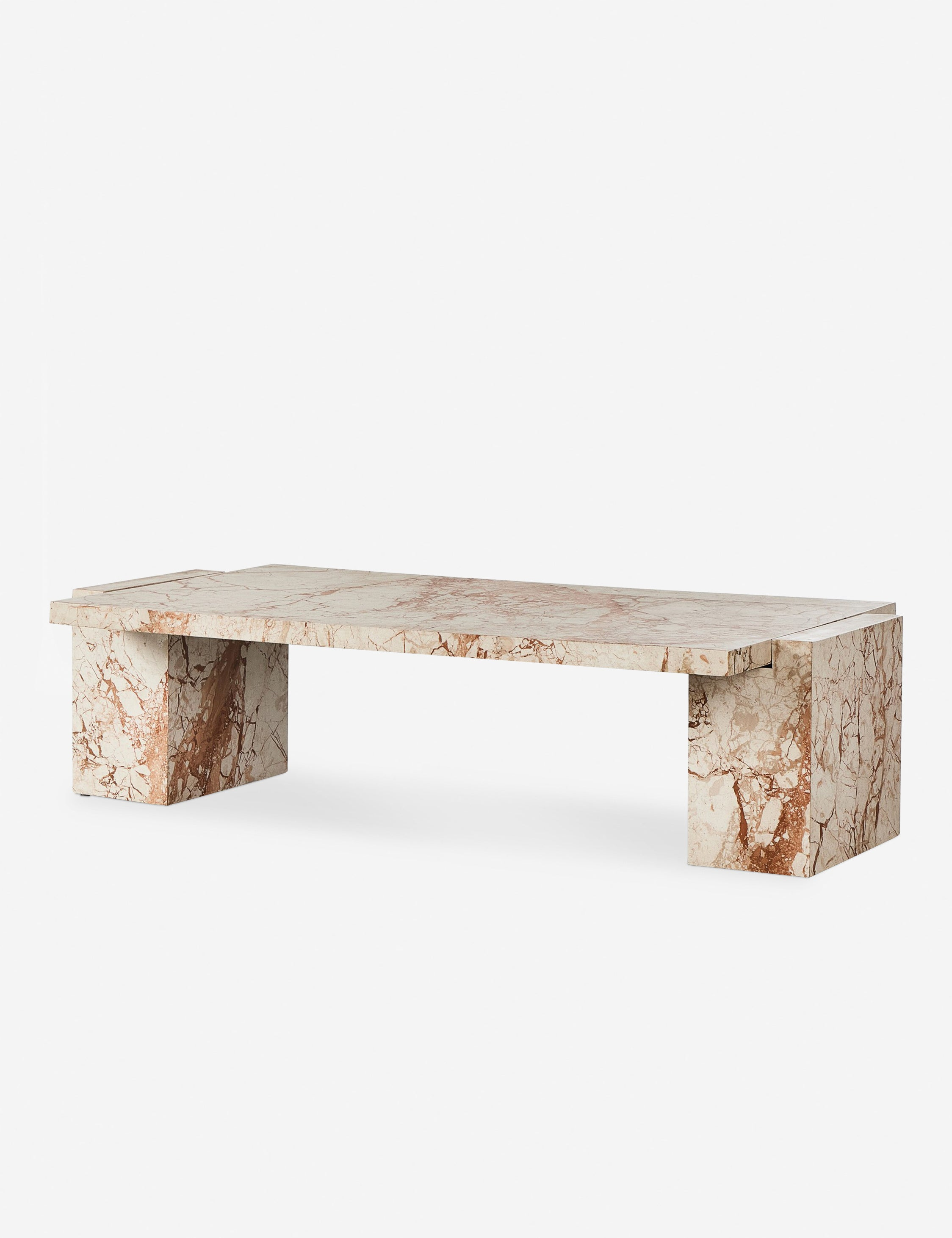 Barredo Coffee Table - Cream Marble
