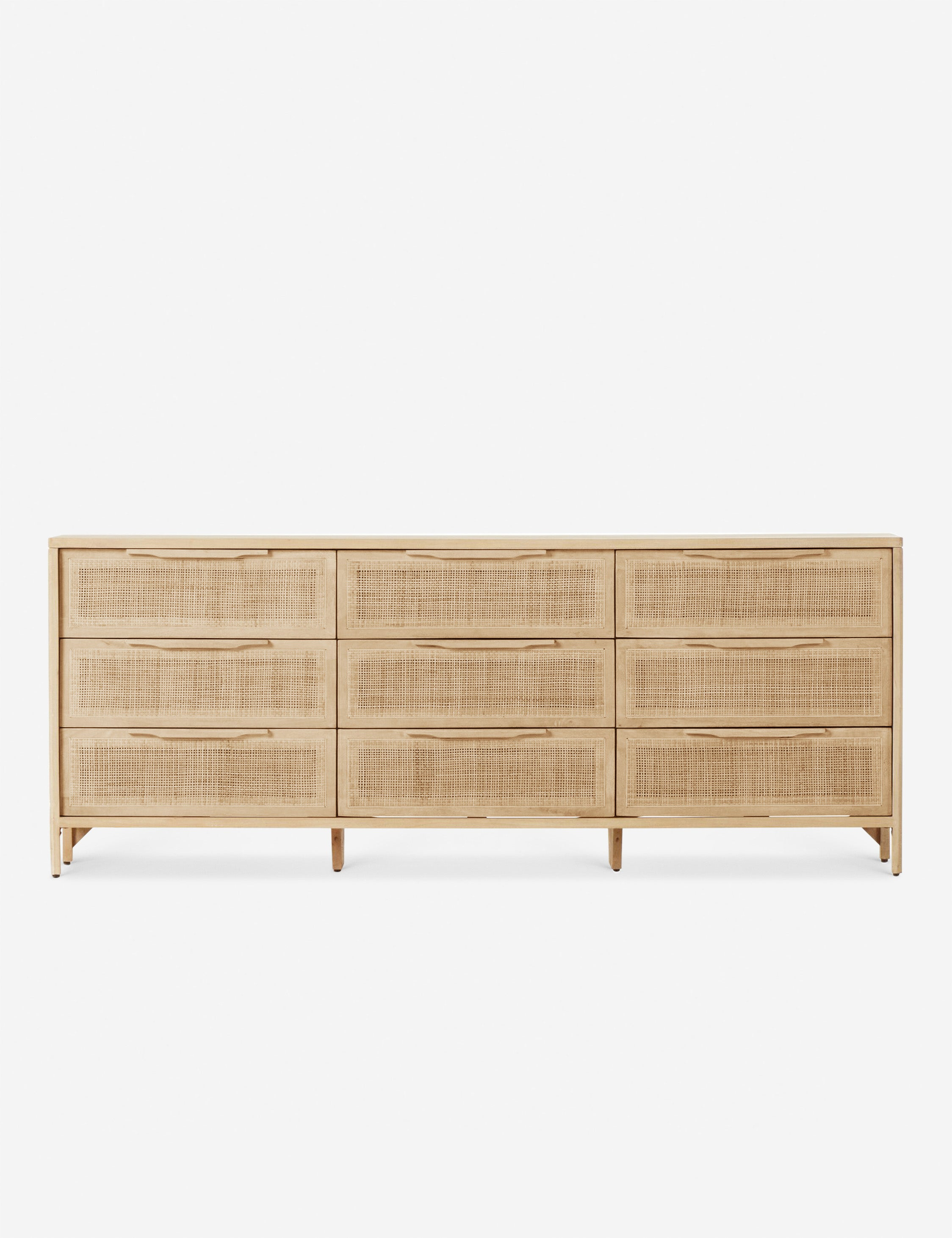 Hannah 9-Drawer Dresser - Natural