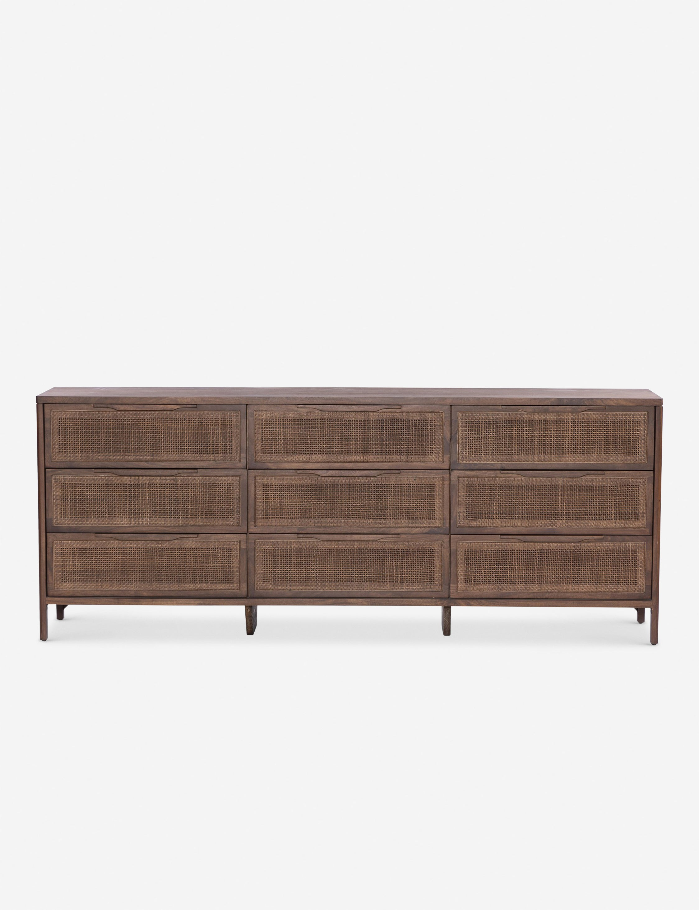 Hannah 9-Drawer Dresser - Russet