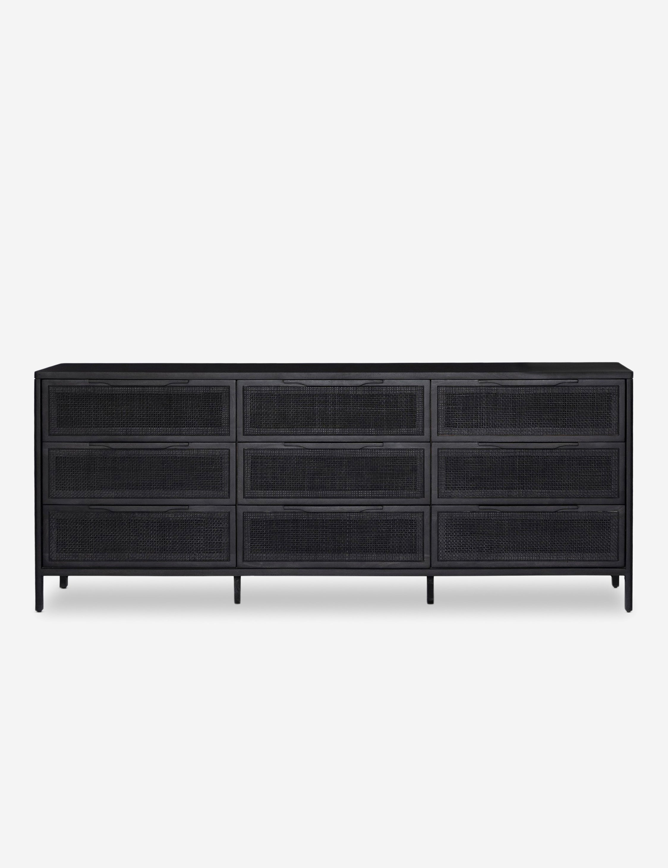Hannah 9-Drawer Dresser - Black and Black