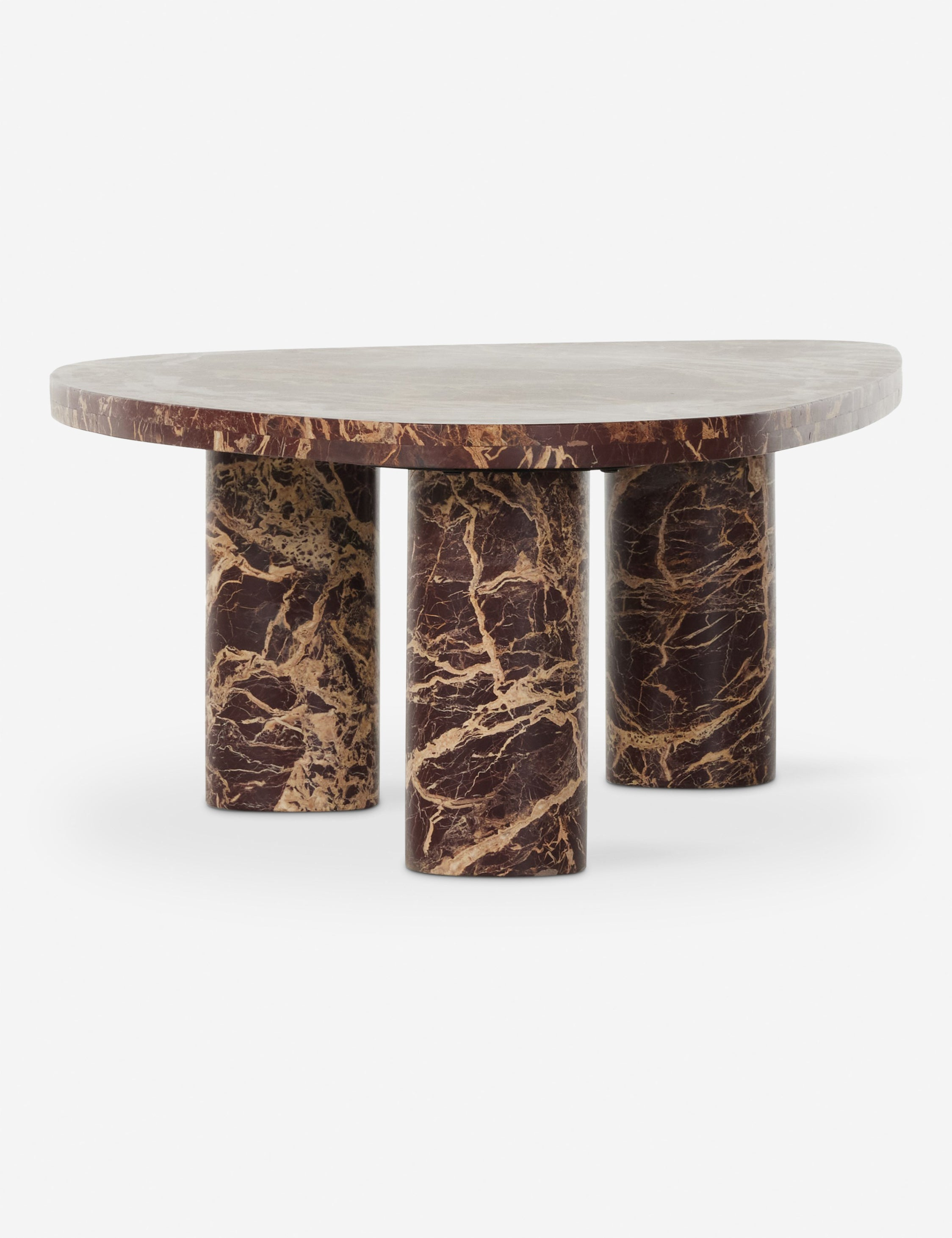 Mariano Coffee Table - Merlot Marble / Large