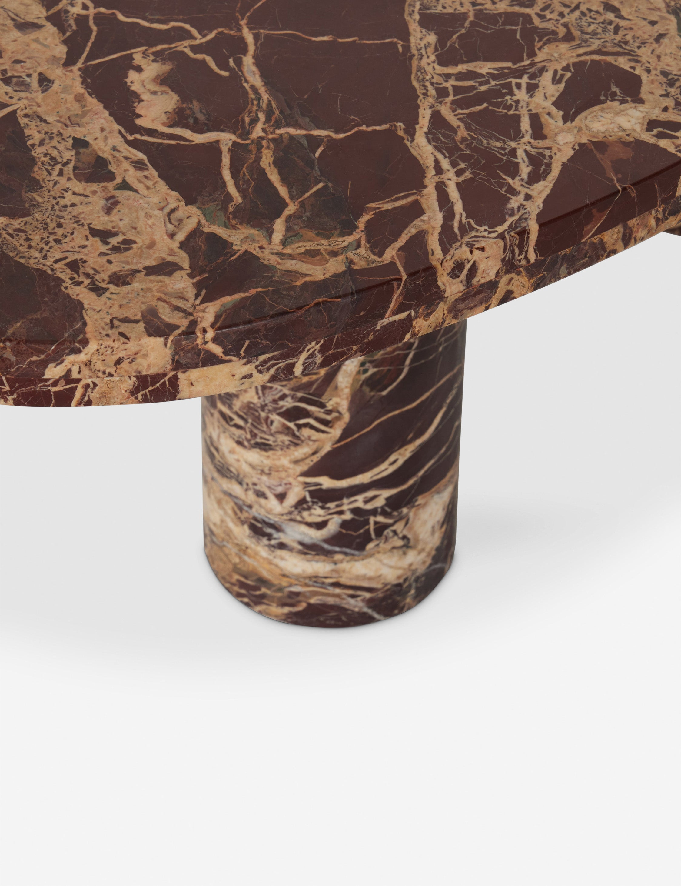 Mariano Coffee Table - Merlot Marble / Small