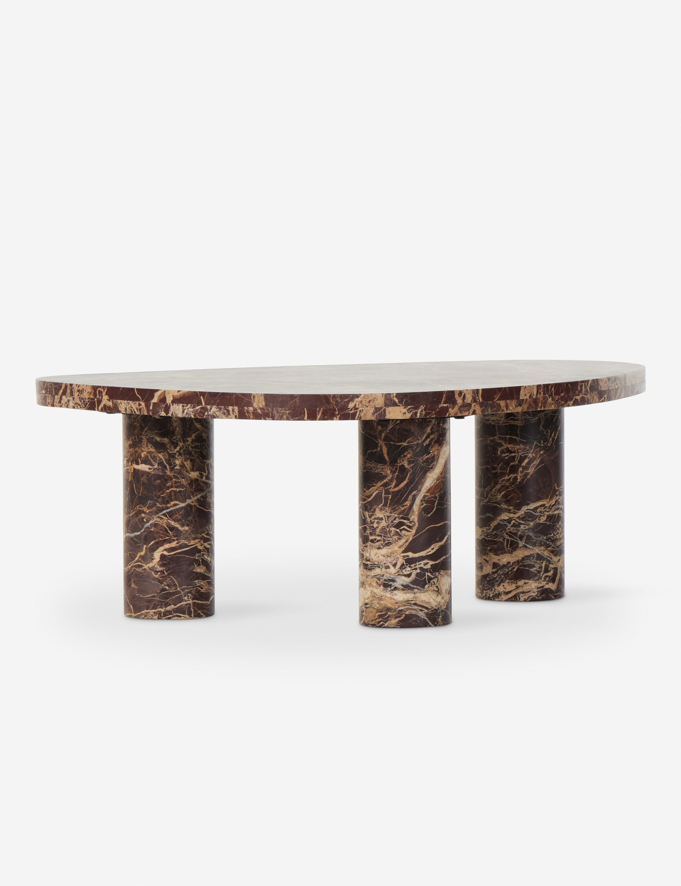 Mariano Coffee Table - Merlot Marble / Small