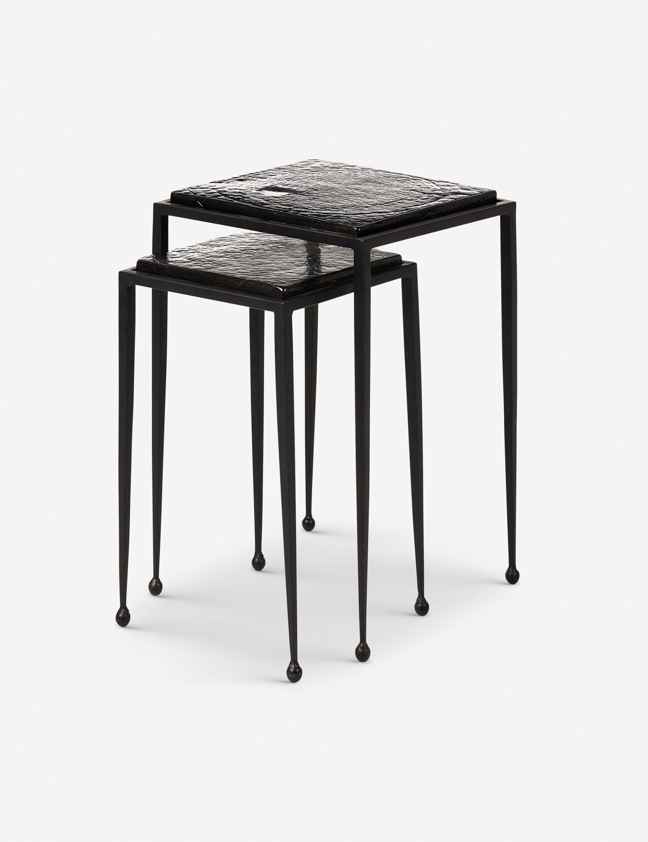 Capa Nesting Side Tables (Set of 2) - Black