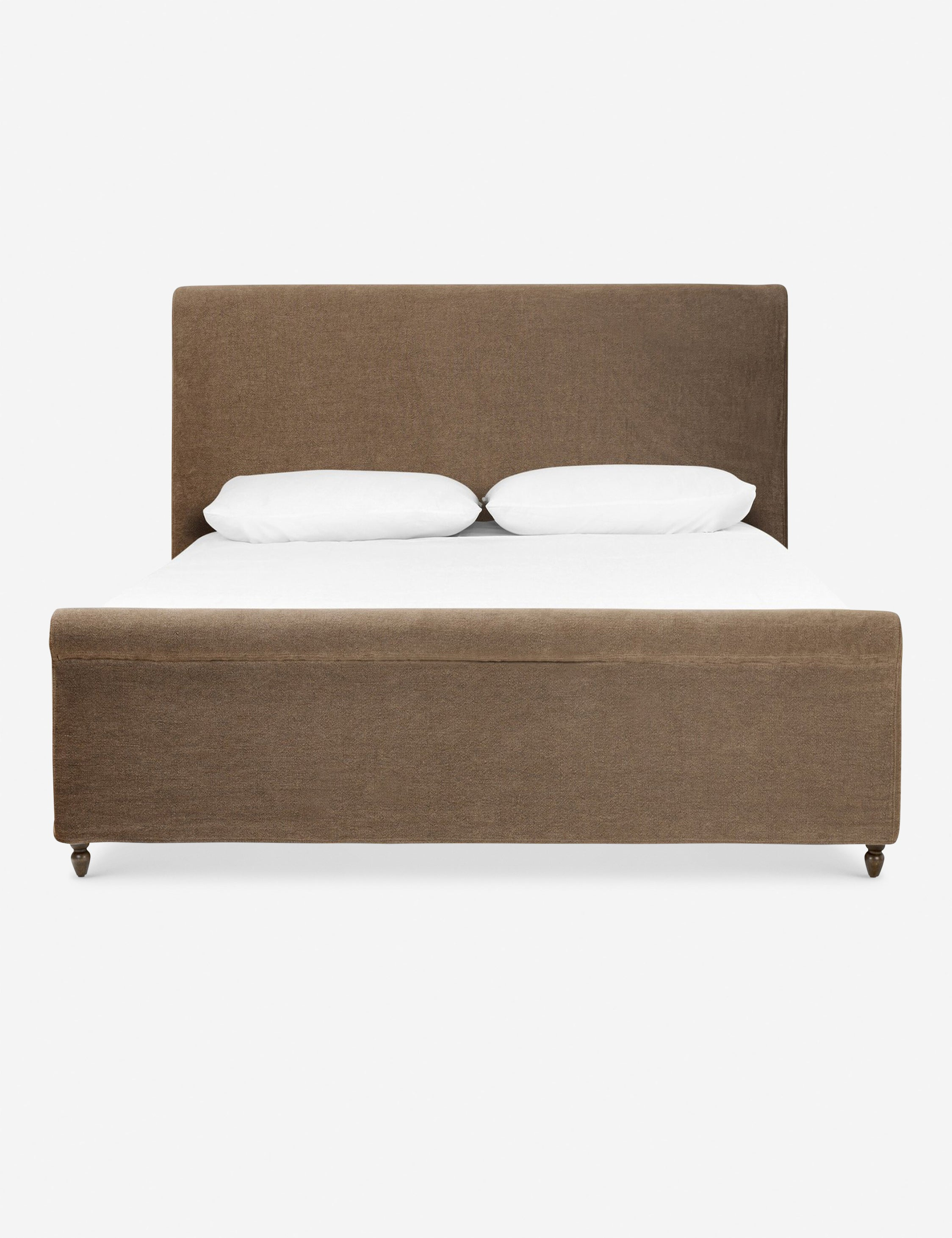 Dalia Slipcover Bed by Amber Lewis x Four Hands - Coffee / Queen