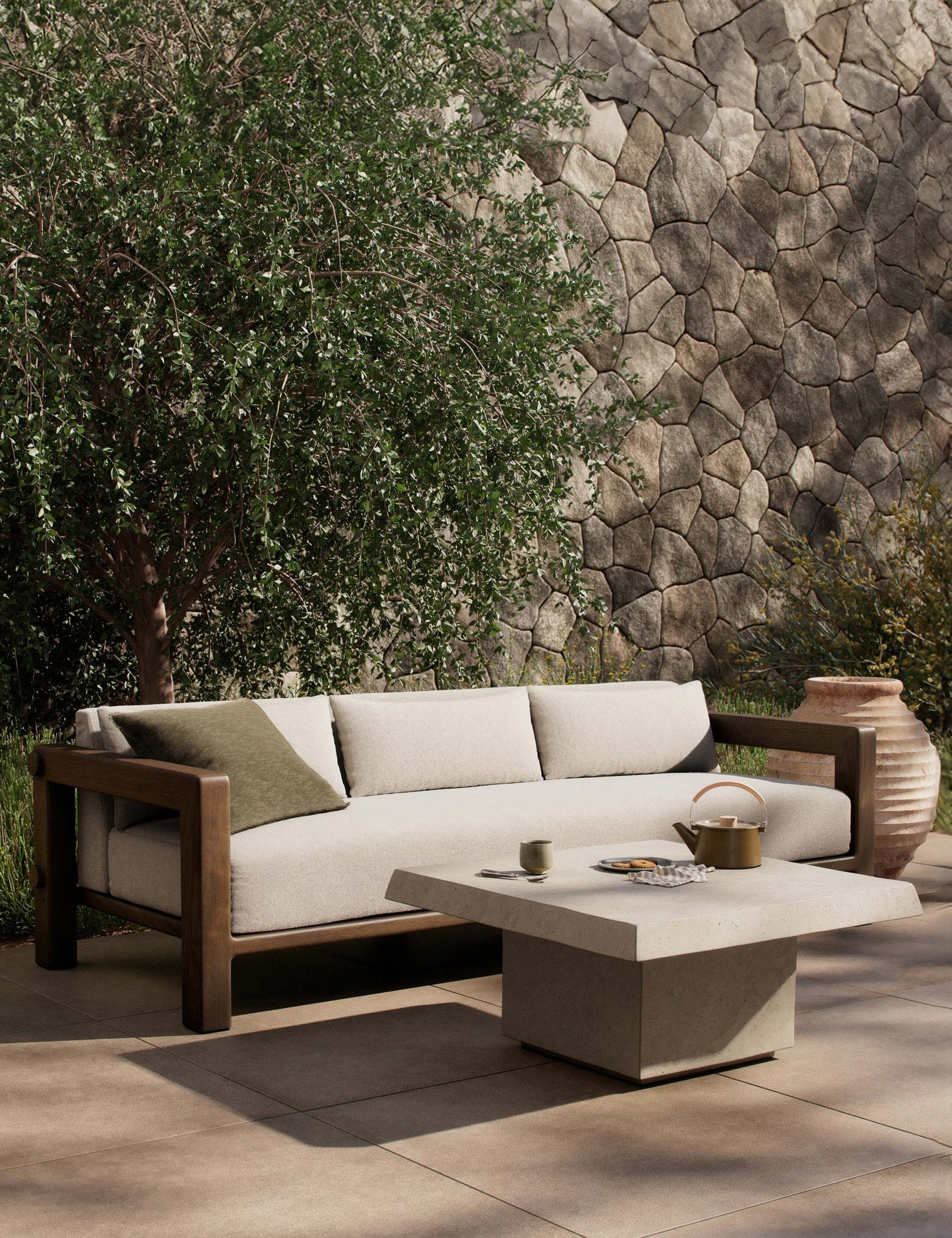 Lumi Indoor / Outdoor Sofa by Amber Lewis x Four Hands - Ivory