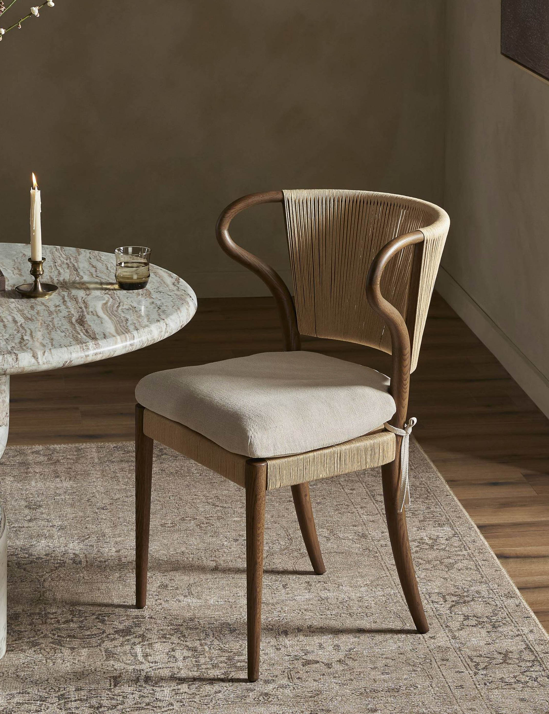 Amira Dining Chair by Amber Lewis x Four Hands - Dune