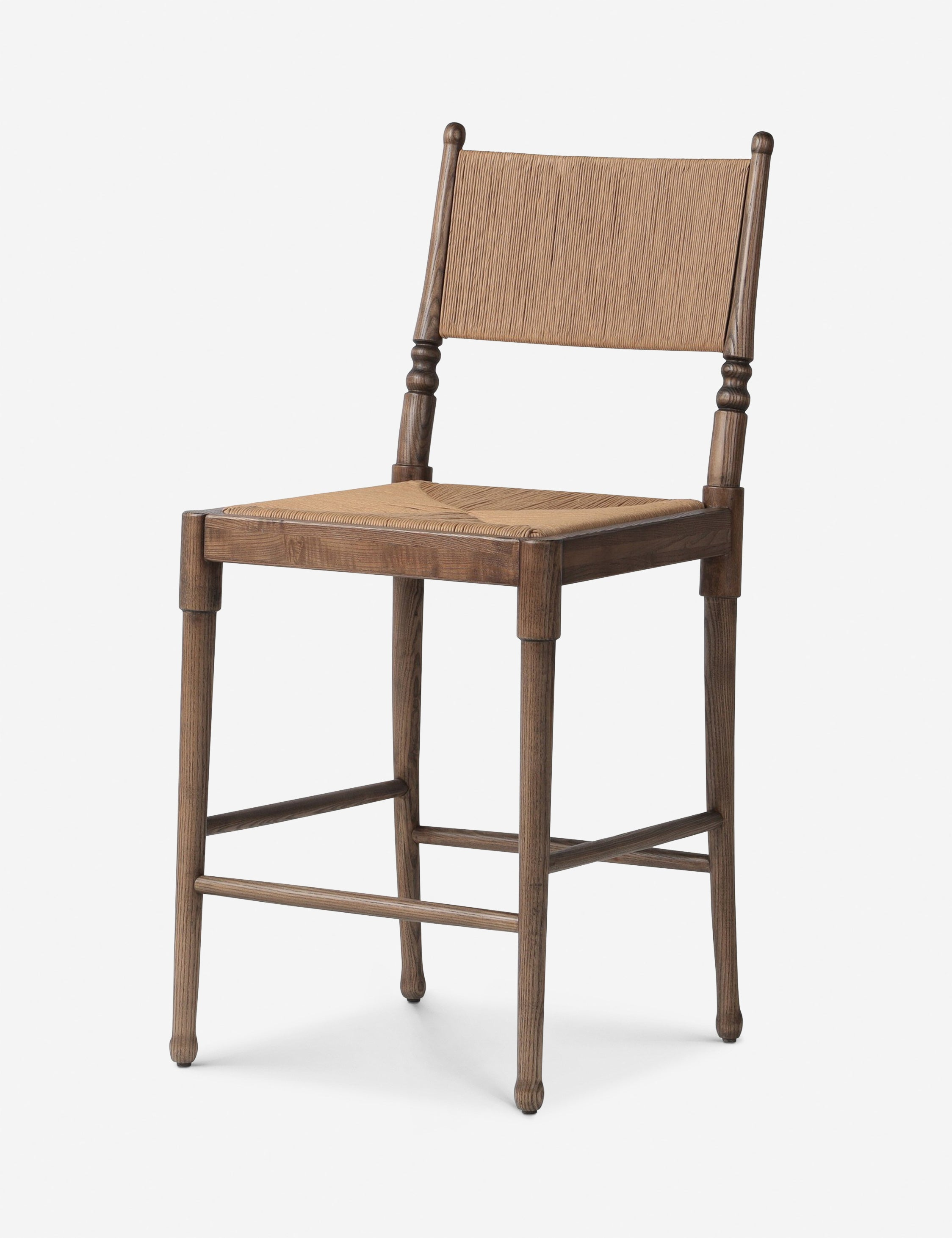 Fayth Bar and Counter Stool by Amber Lewis x Four Hands - Natural Paper / Counter