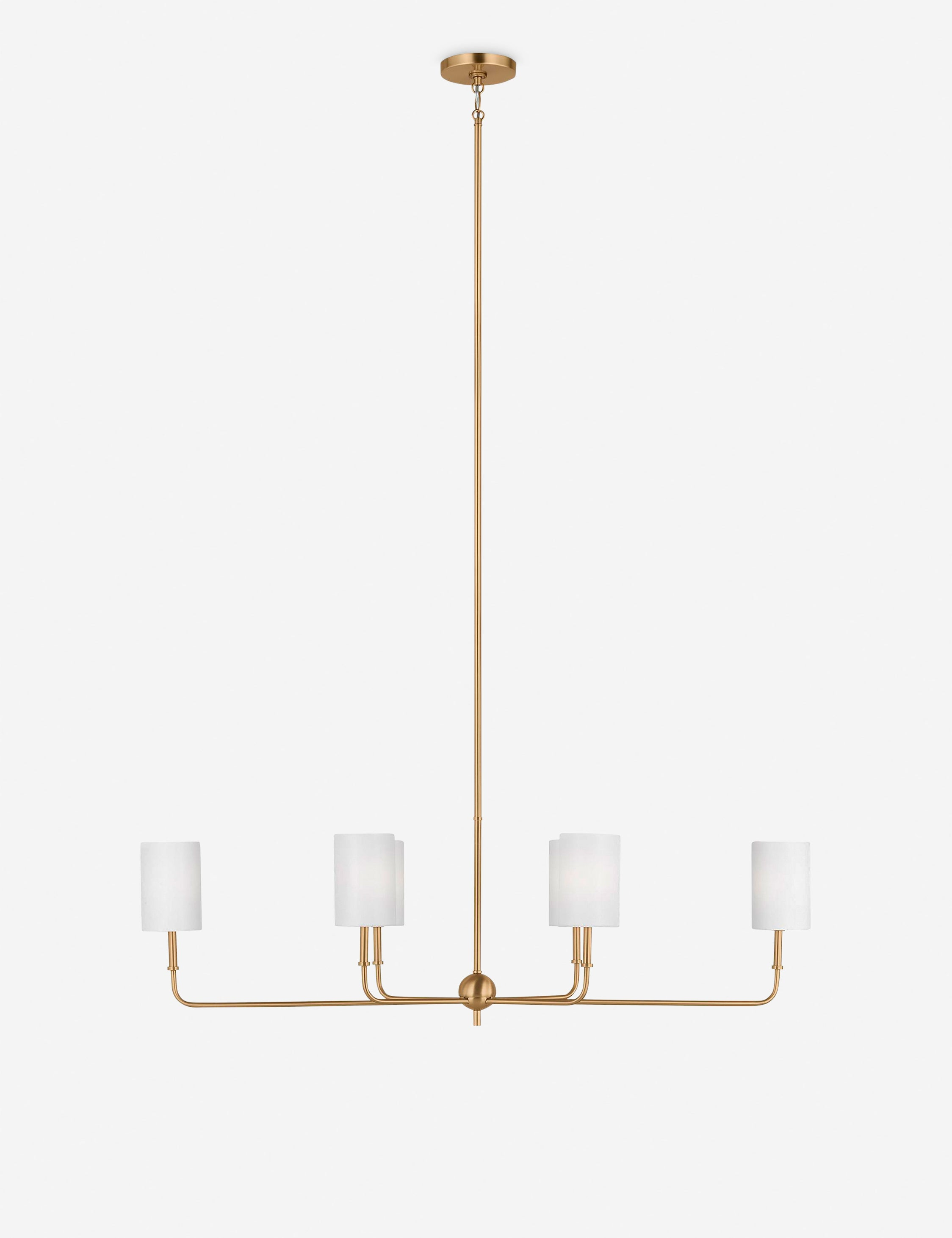 Legrand Linear Chandelier - Brass / 44"W