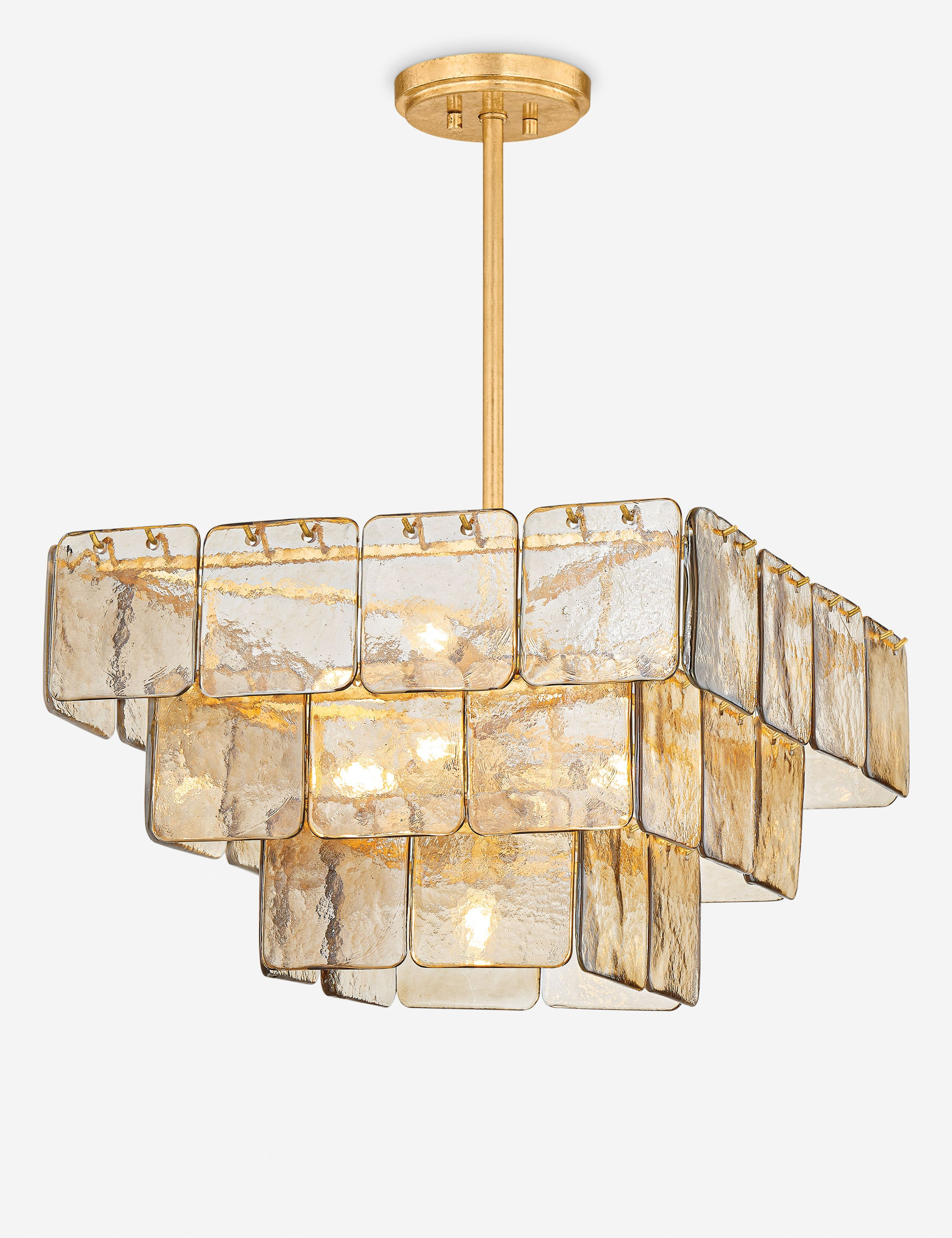 Esmeralda Chandelier - Smoked Glass / 24.5"Dia