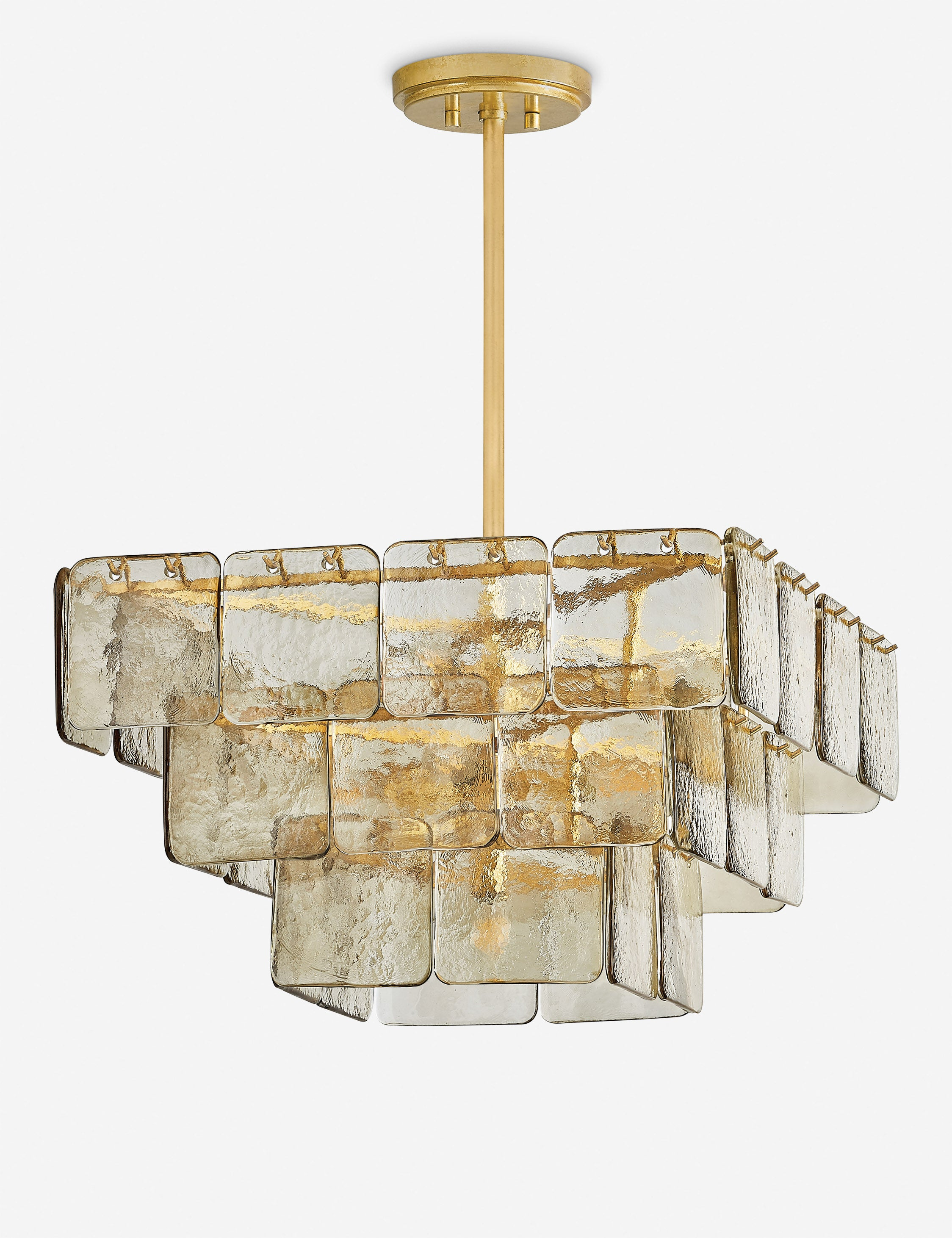 Esmeralda Chandelier - Smoked Glass / 24.5"Dia