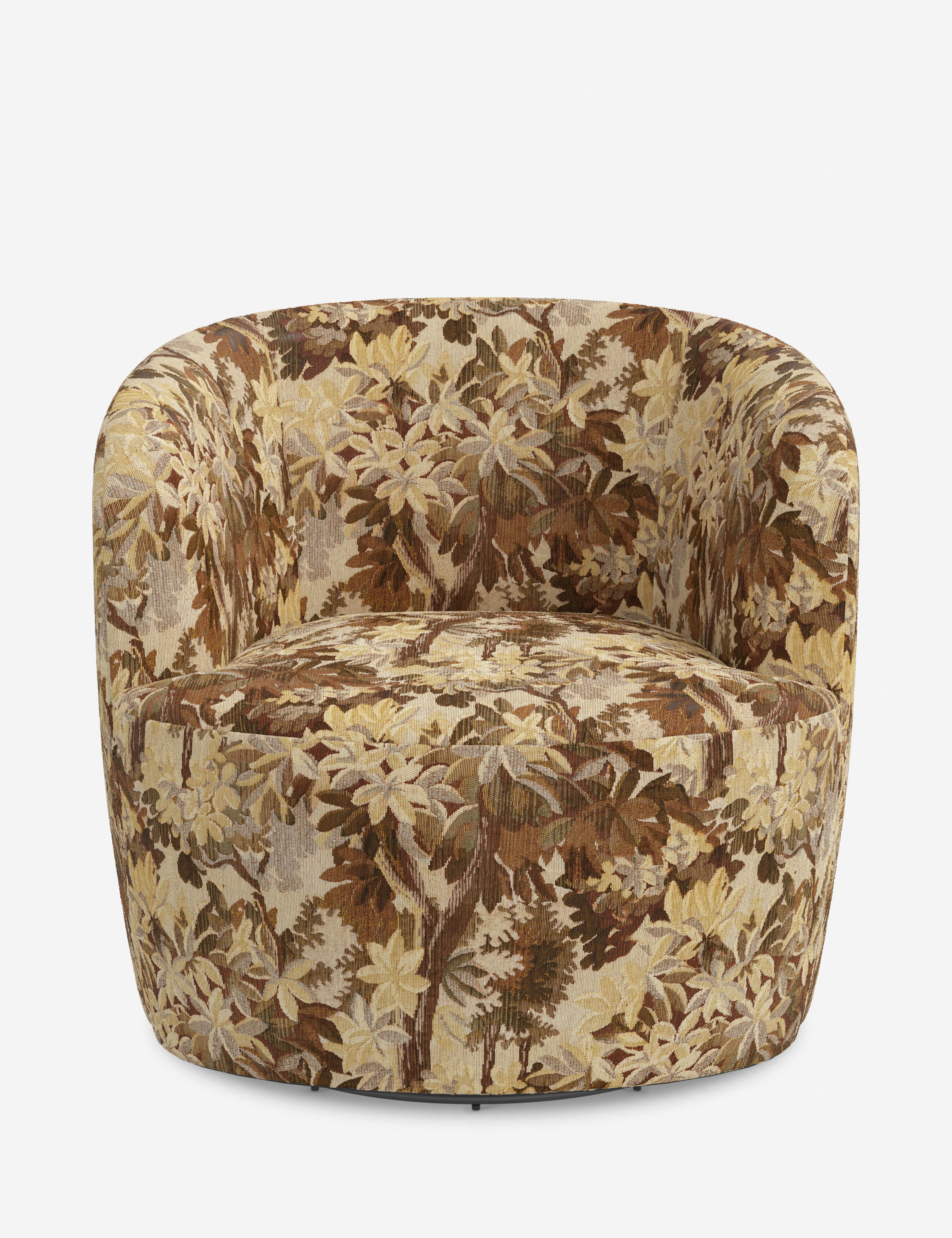 Rue Swivel Chair - Amber Tapestry