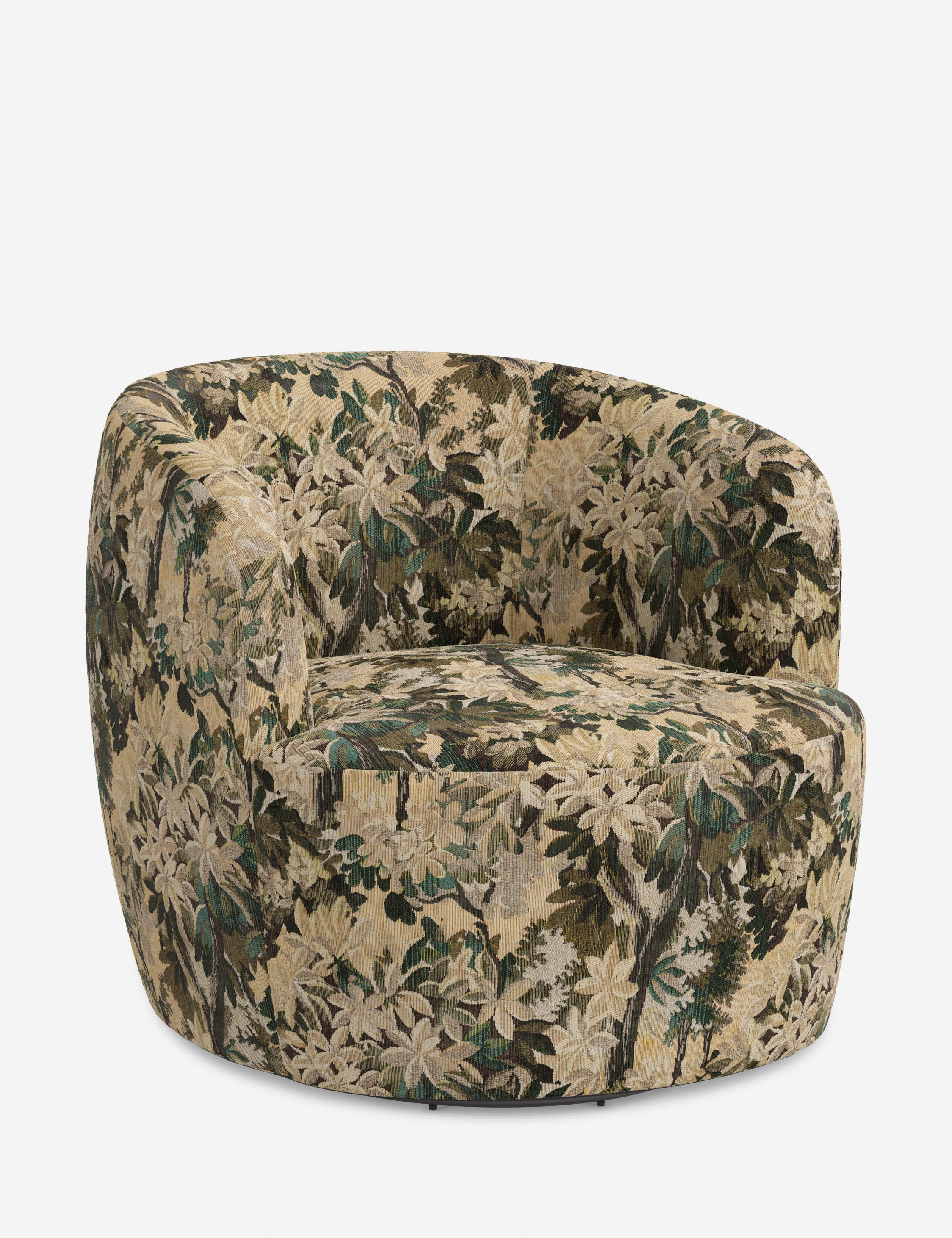 Rue Swivel Chair - Jade Tapestry