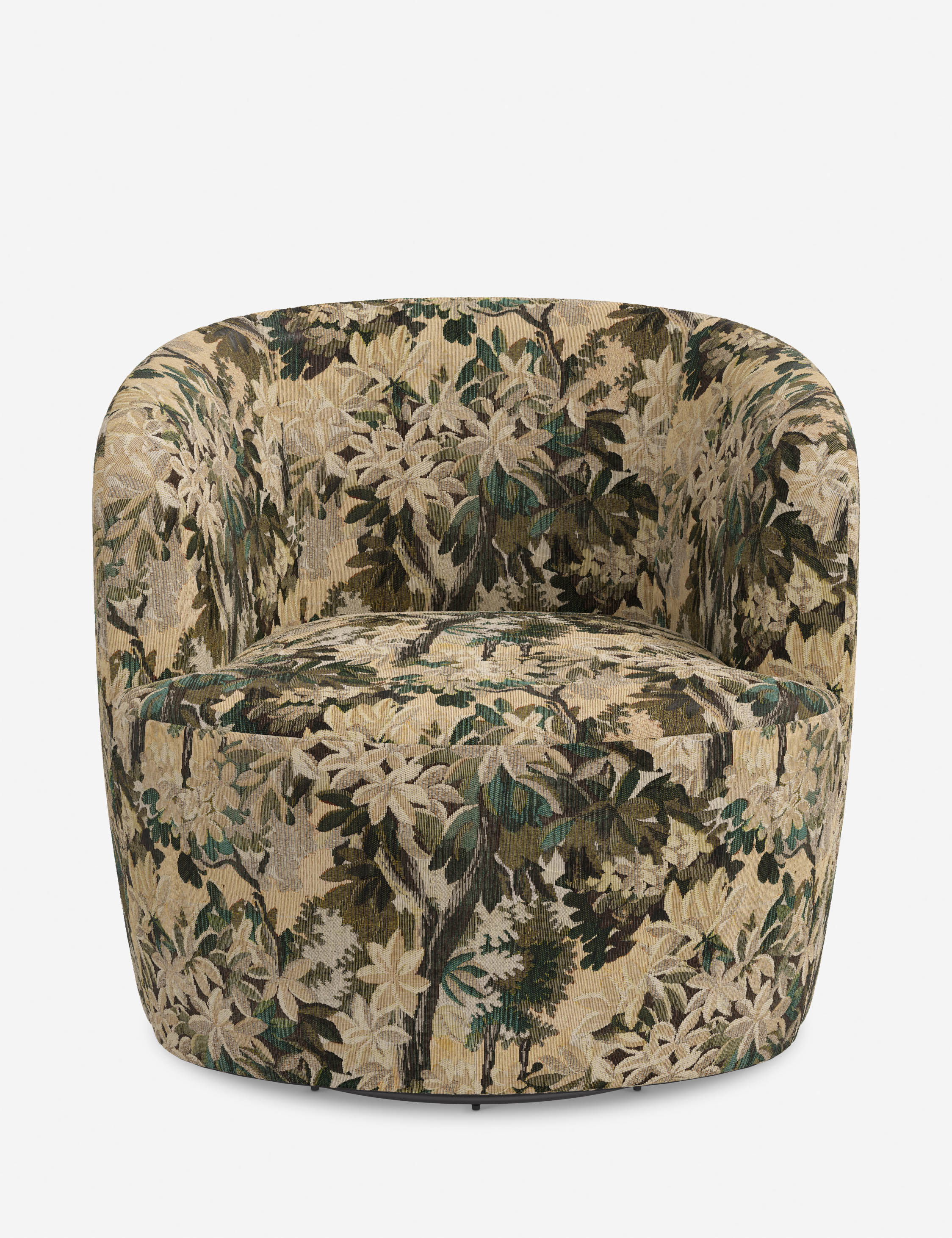 Rue Swivel Chair - Jade Tapestry