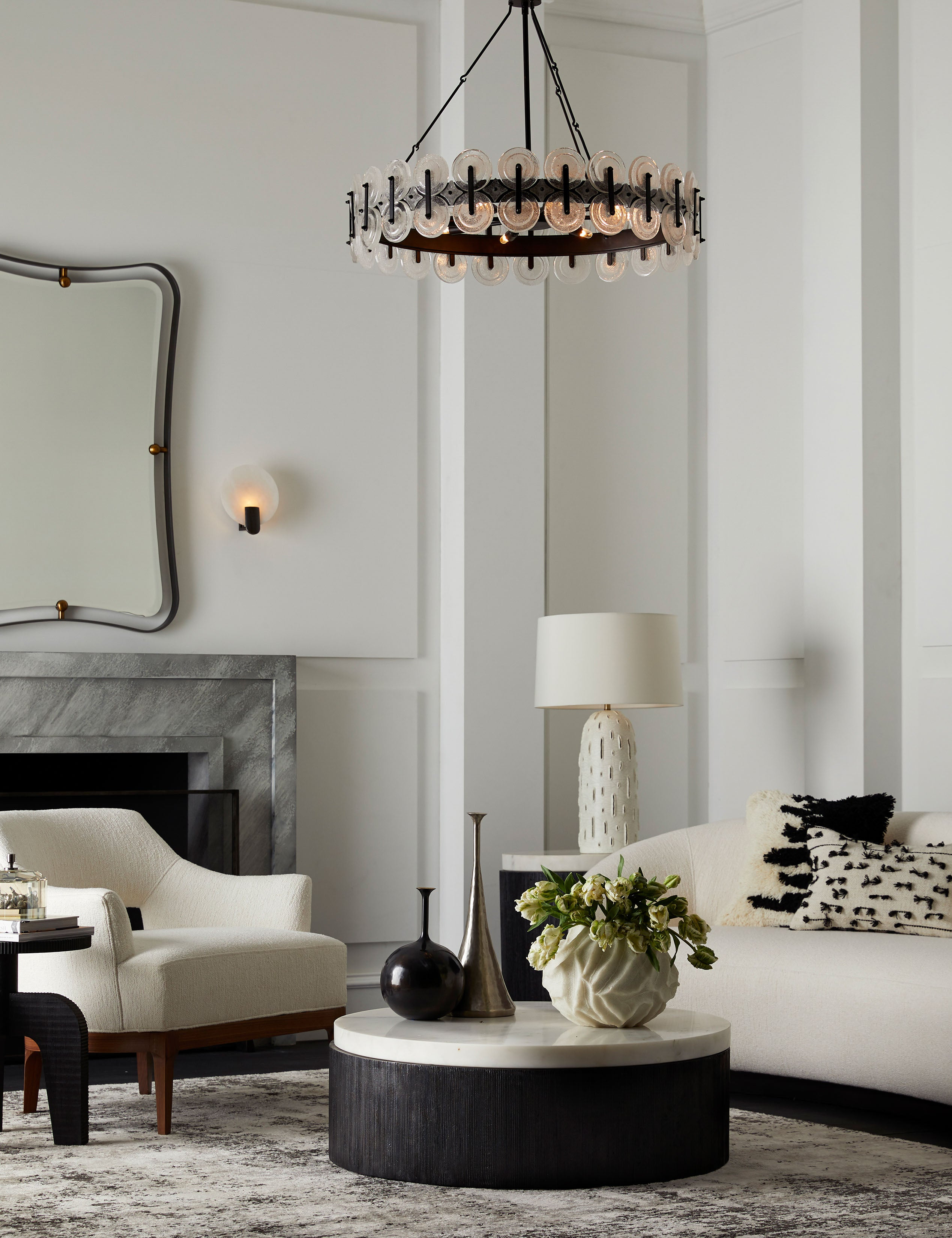 Arteriors Janey Mirror - Black