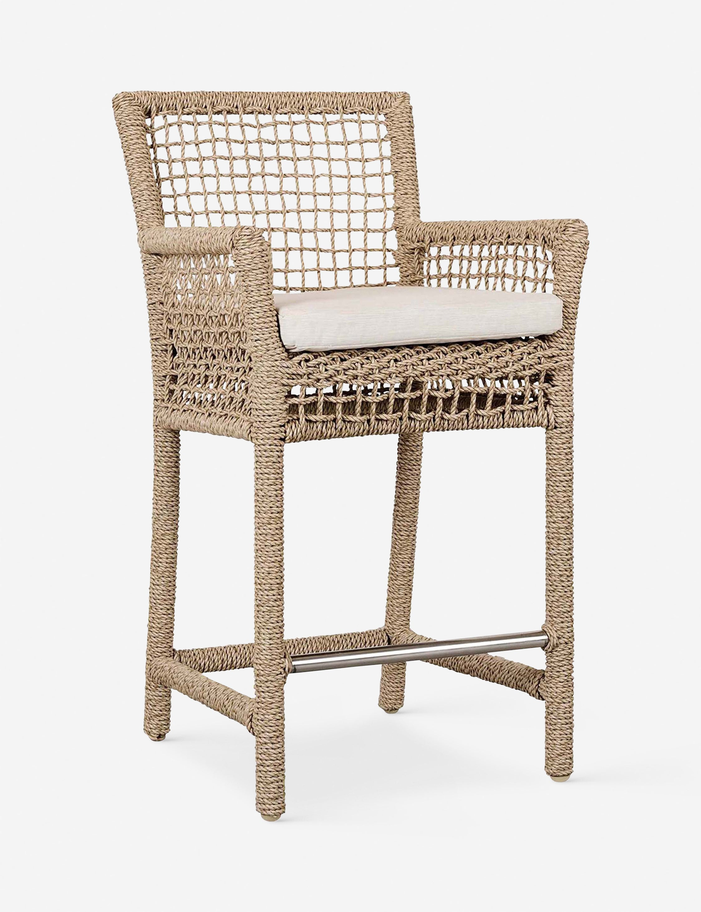 Beverly Indoor / Outdoor Counter Stool - Natural