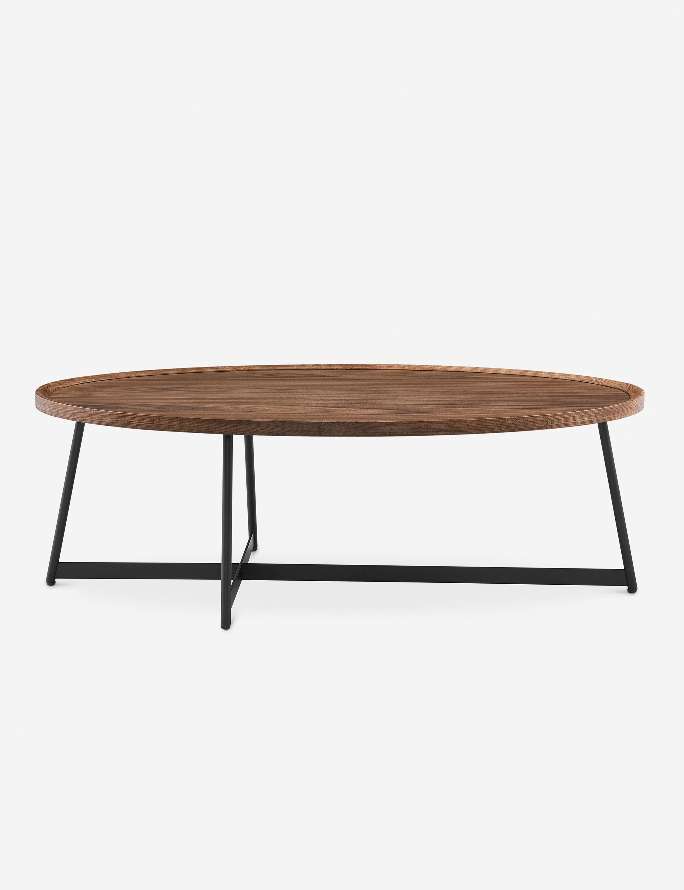 Gweneth Oval Coffee Table - Walnut