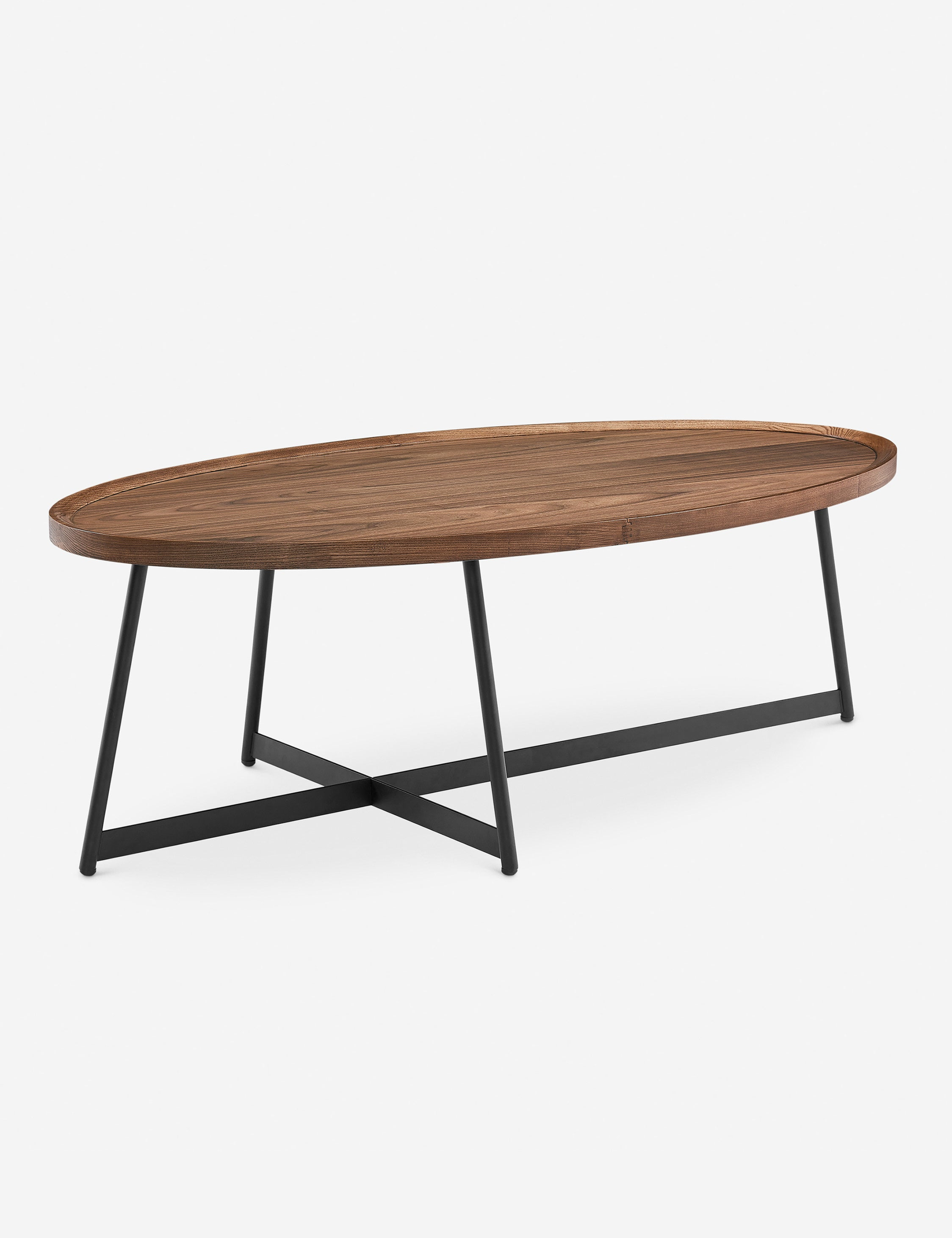 Gweneth Oval Coffee Table - Walnut