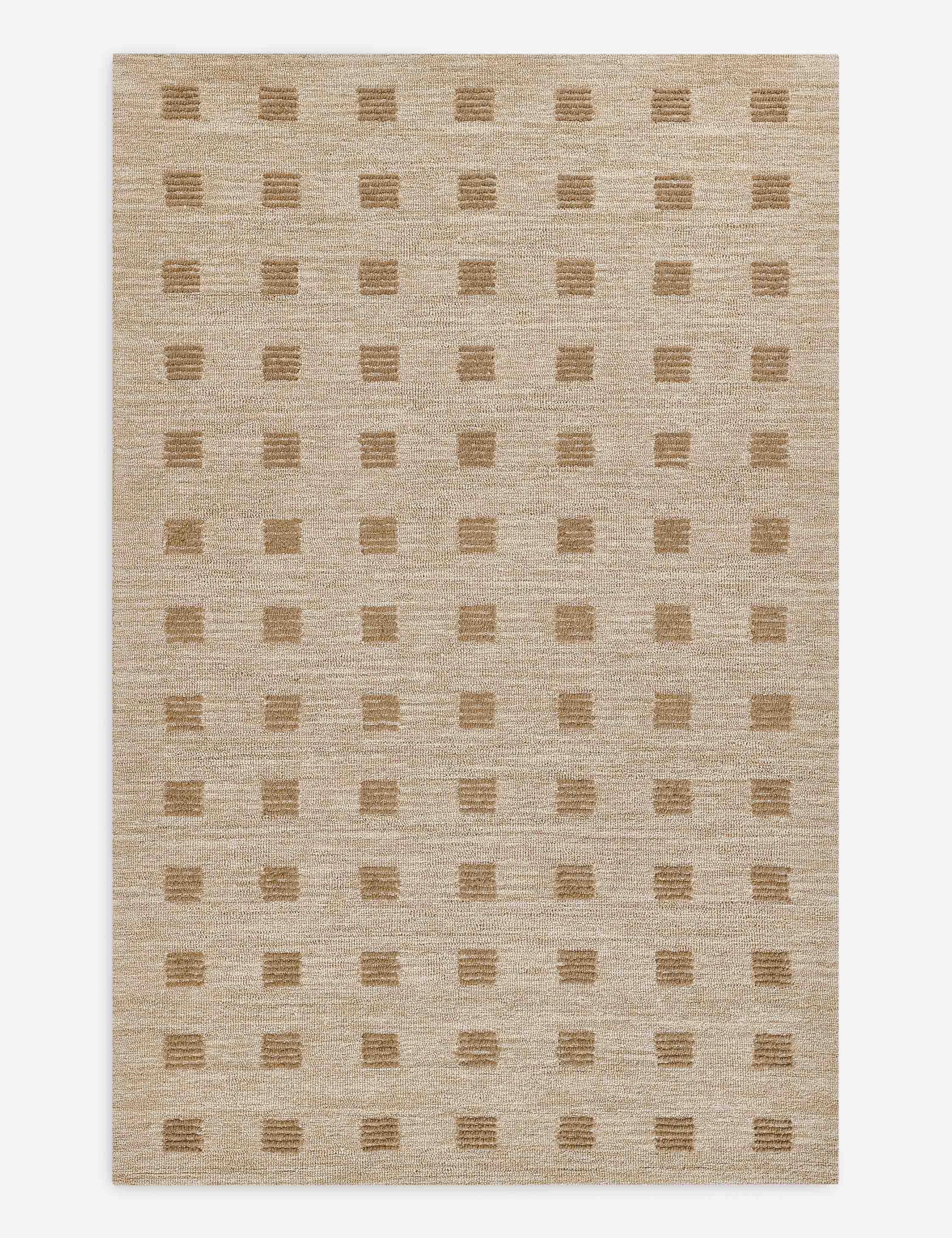 Ebba Hand-Tufted Wool Rug - Natural / 5' x 8'