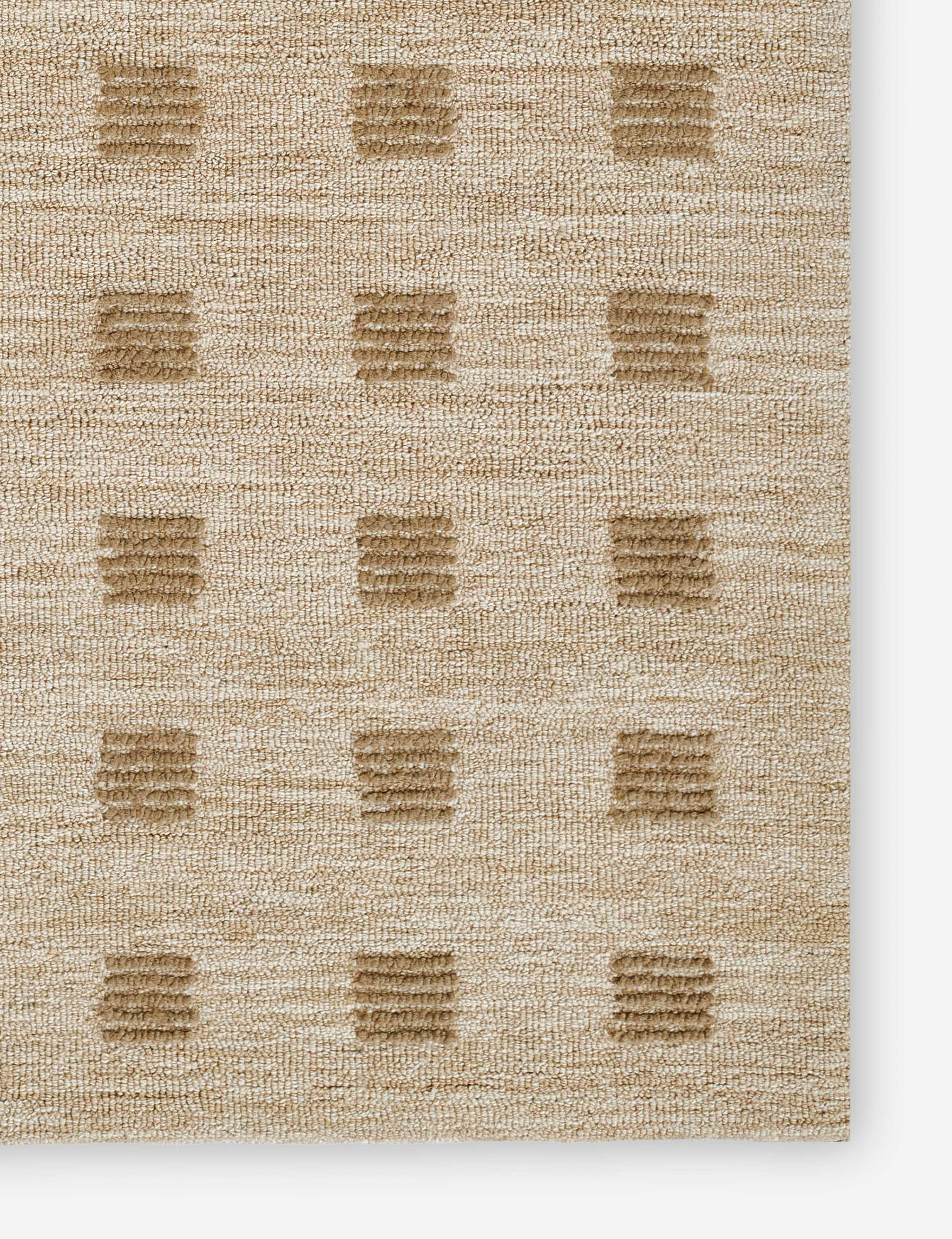 Ebba Hand-Tufted Wool Rug - Natural / 5' x 8'