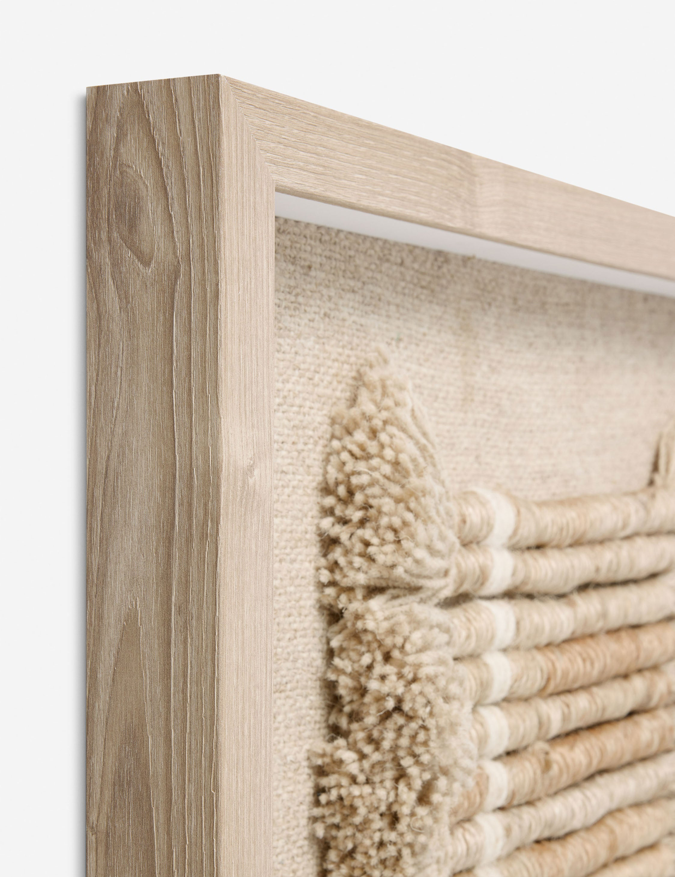 Kendry II Textile Wall Art - Natural / 22" x 21"