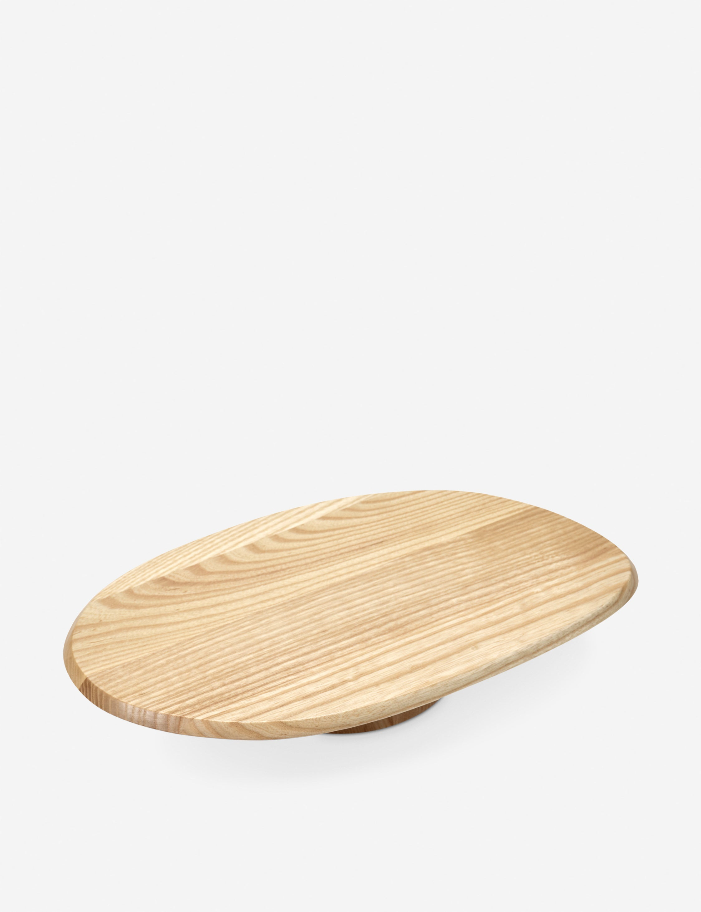 Dune Ash Wood Cake Stand by Kelly Wearstler x Serax - White Ash / Low