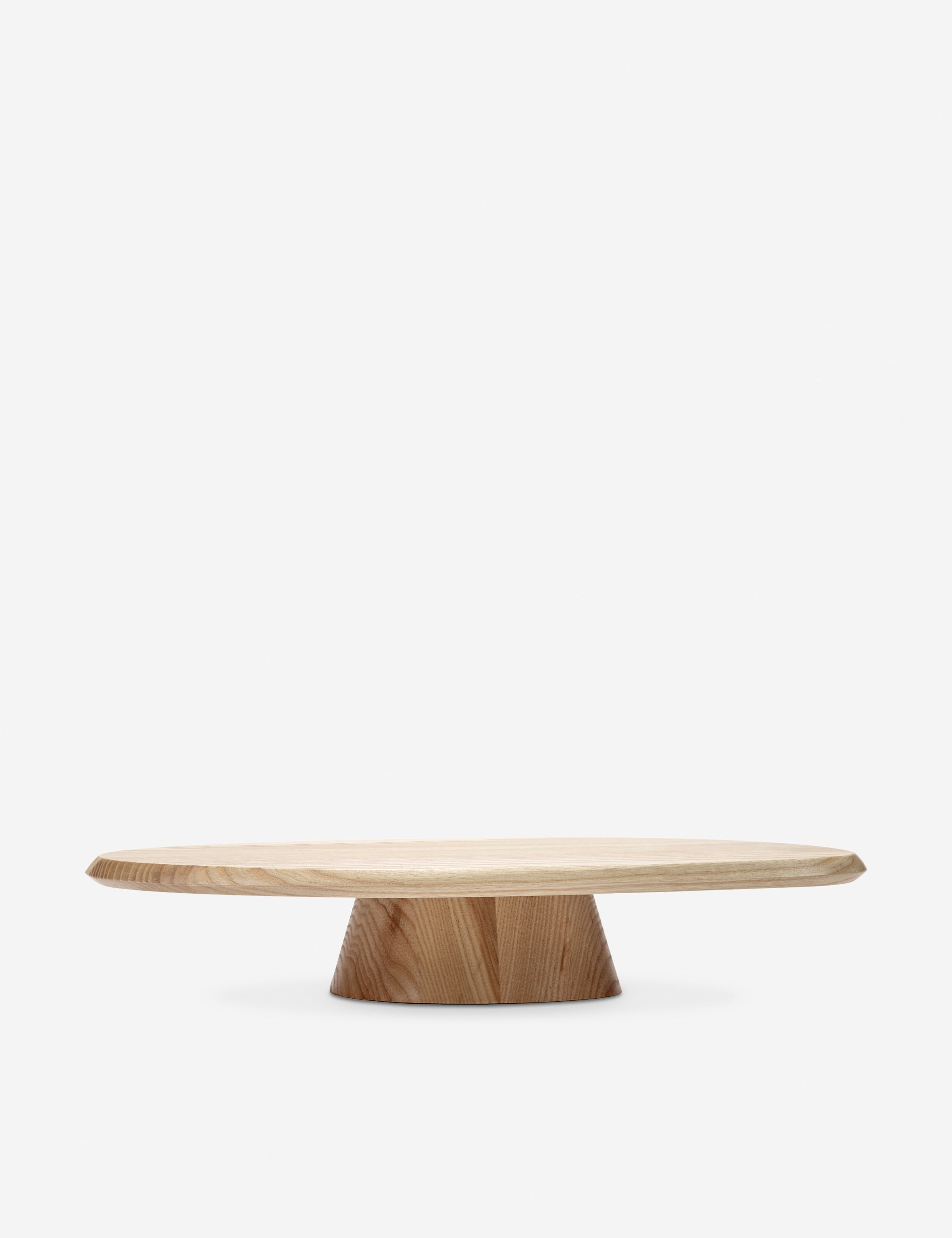 Dune Ash Wood Cake Stand by Kelly Wearstler x Serax - White Ash / Low