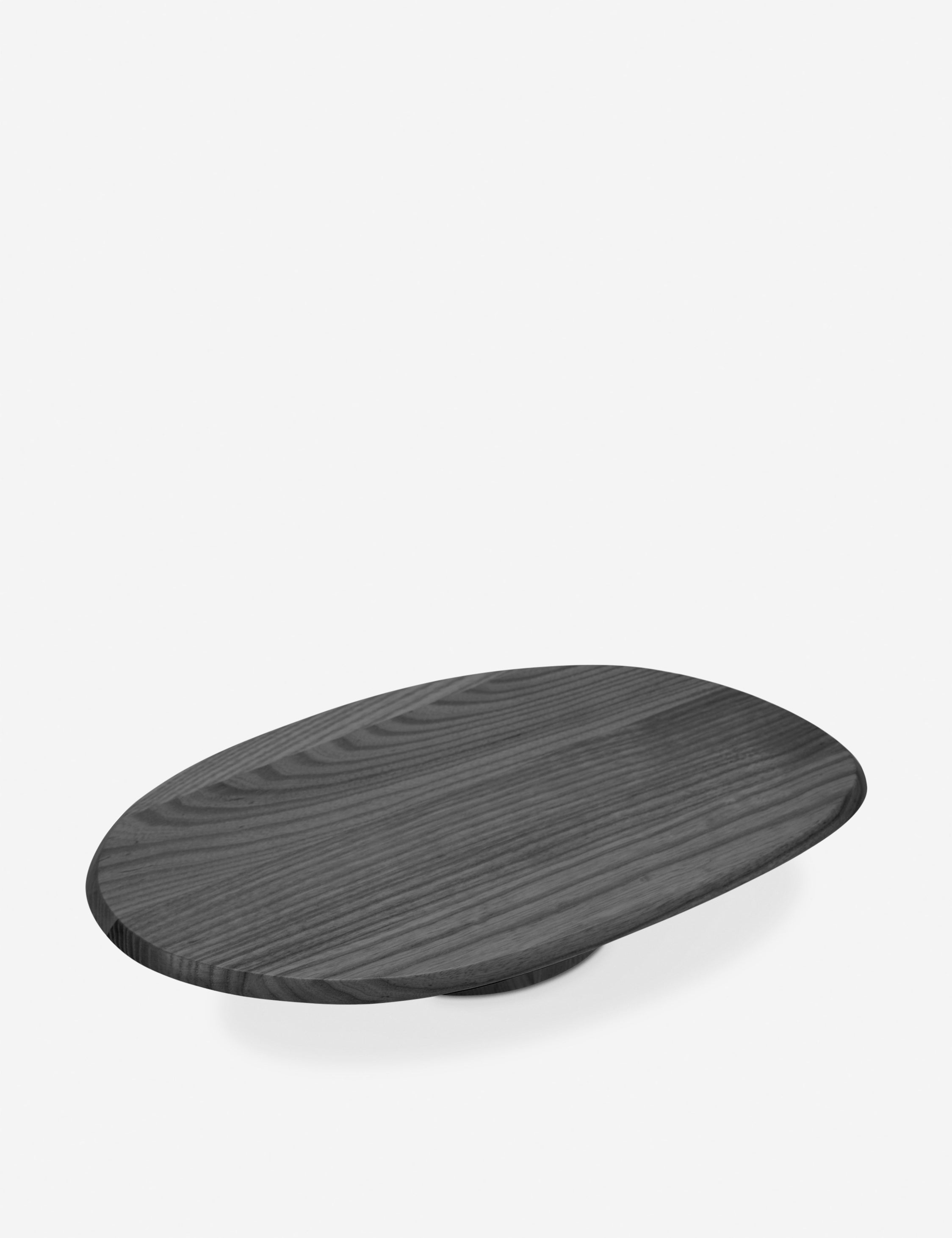 Dune Ash Wood Cake Stand by Kelly Wearstler x Serax - Black / Low