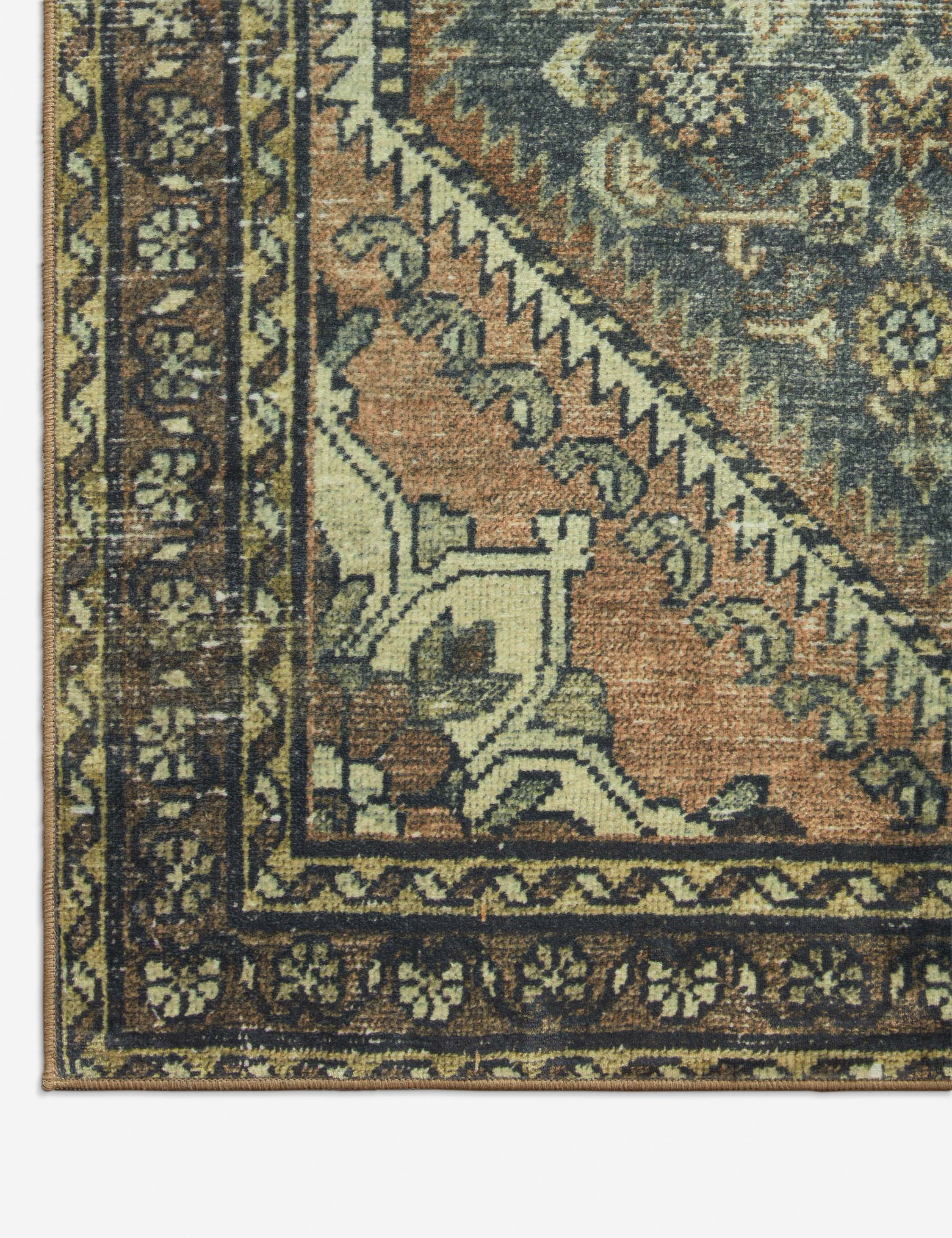 Banks I Rug by Magnolia Home by Joanna Gaines x Loloi - Denim and Clay / 2'6" x 7'6" Runner