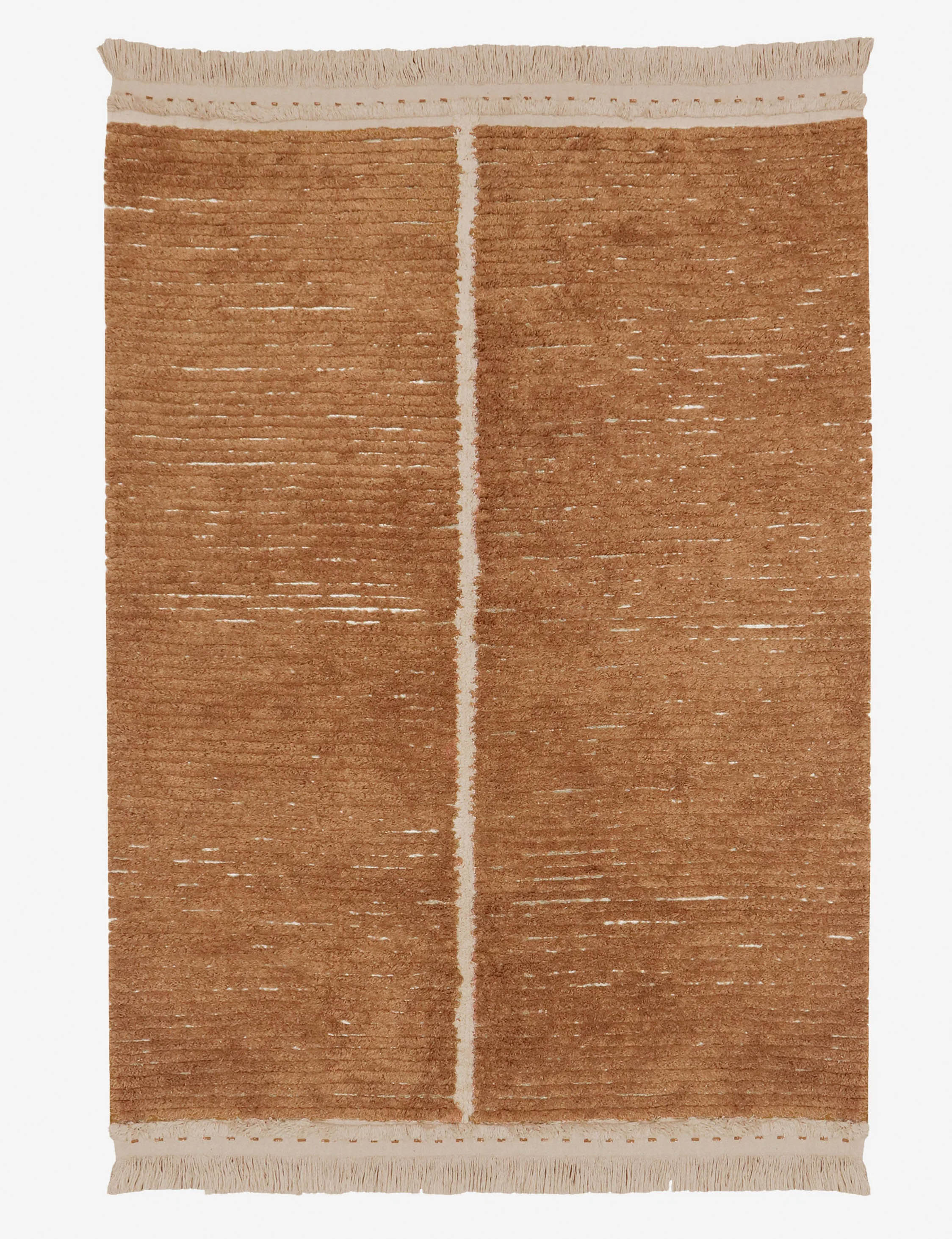 Duetto Reversible Washable Rug by Lorena Canals - Brown / 4' 7'' x 6' 7''