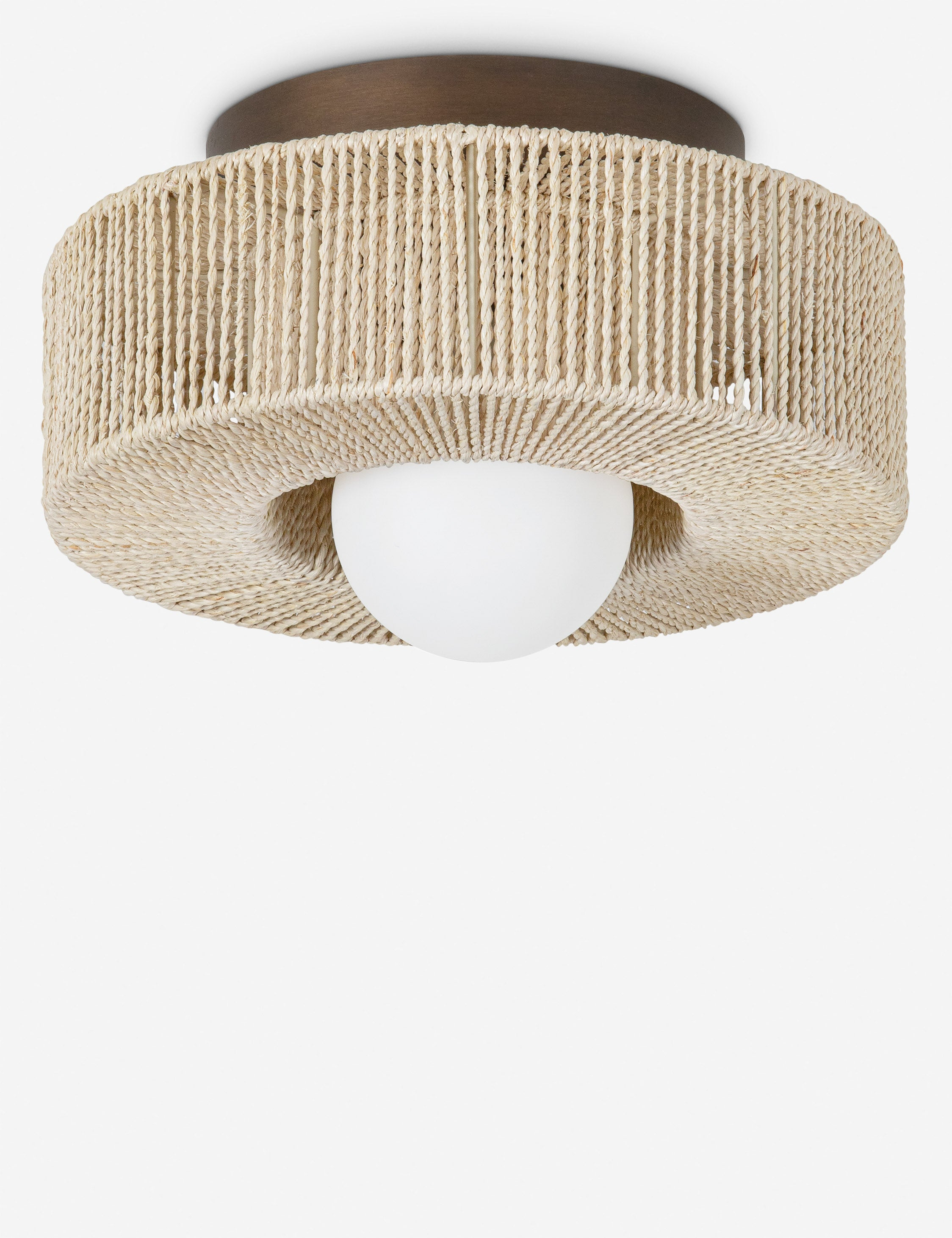 Embeth Flush Mount Light - Bronze / 14"Dia