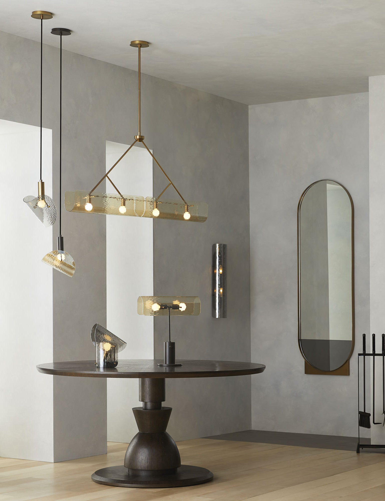 Arteriors Datum Floor Mirror by Workshop / APD - Gold