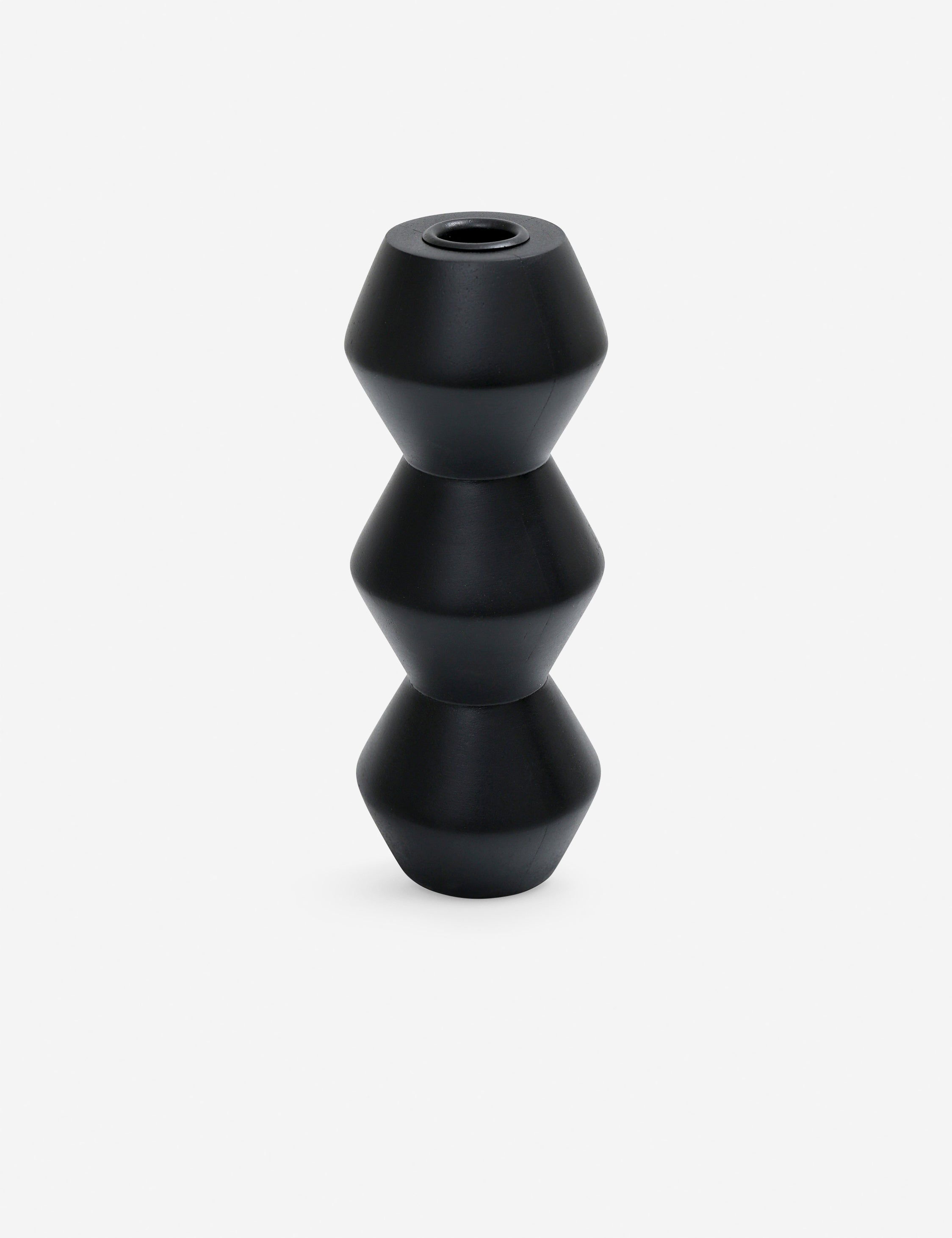 Mancha Candle Holder - Black/Large
