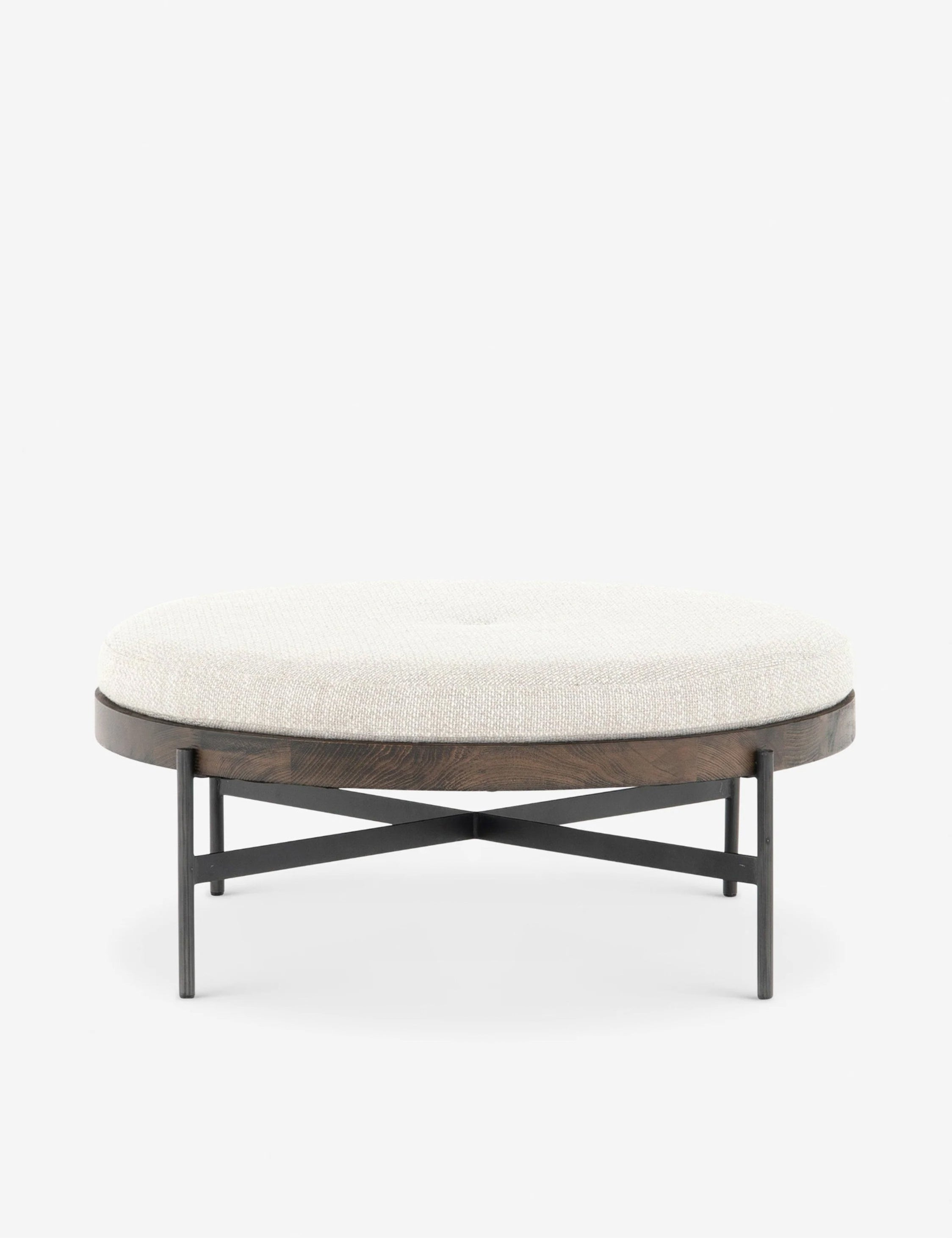 Emile Round Ottoman - Large