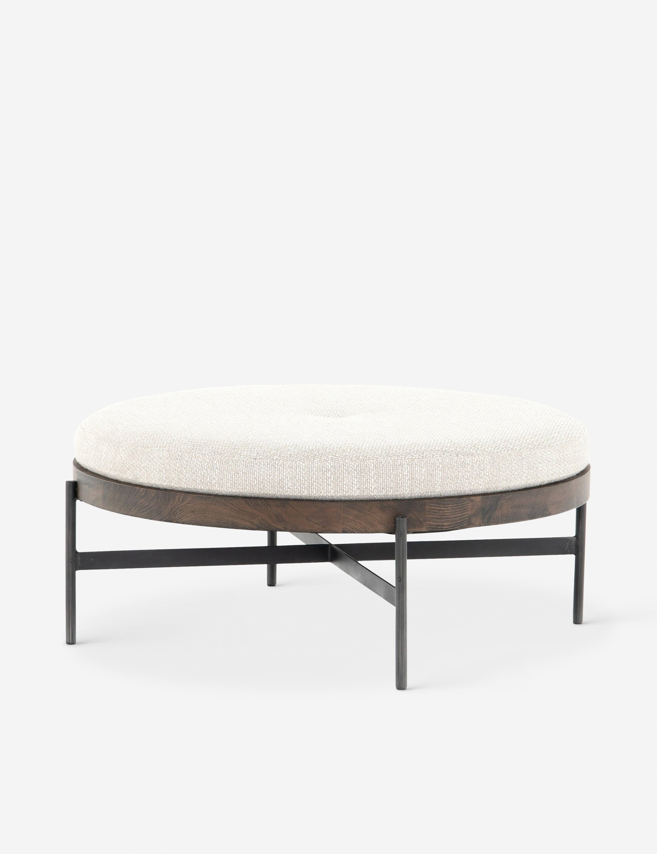 Emile Round Ottoman - Large