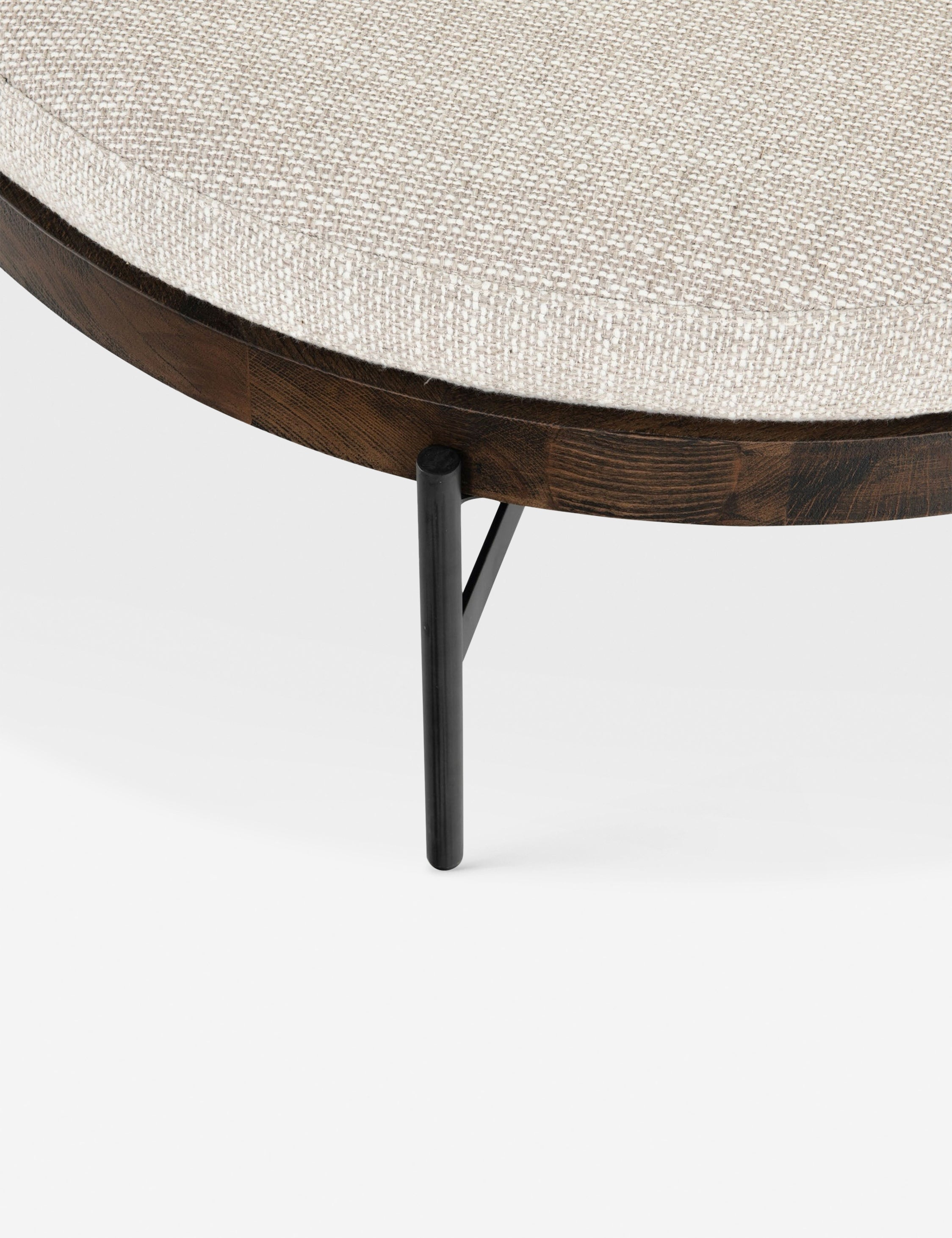 Emile Round Ottoman - Large