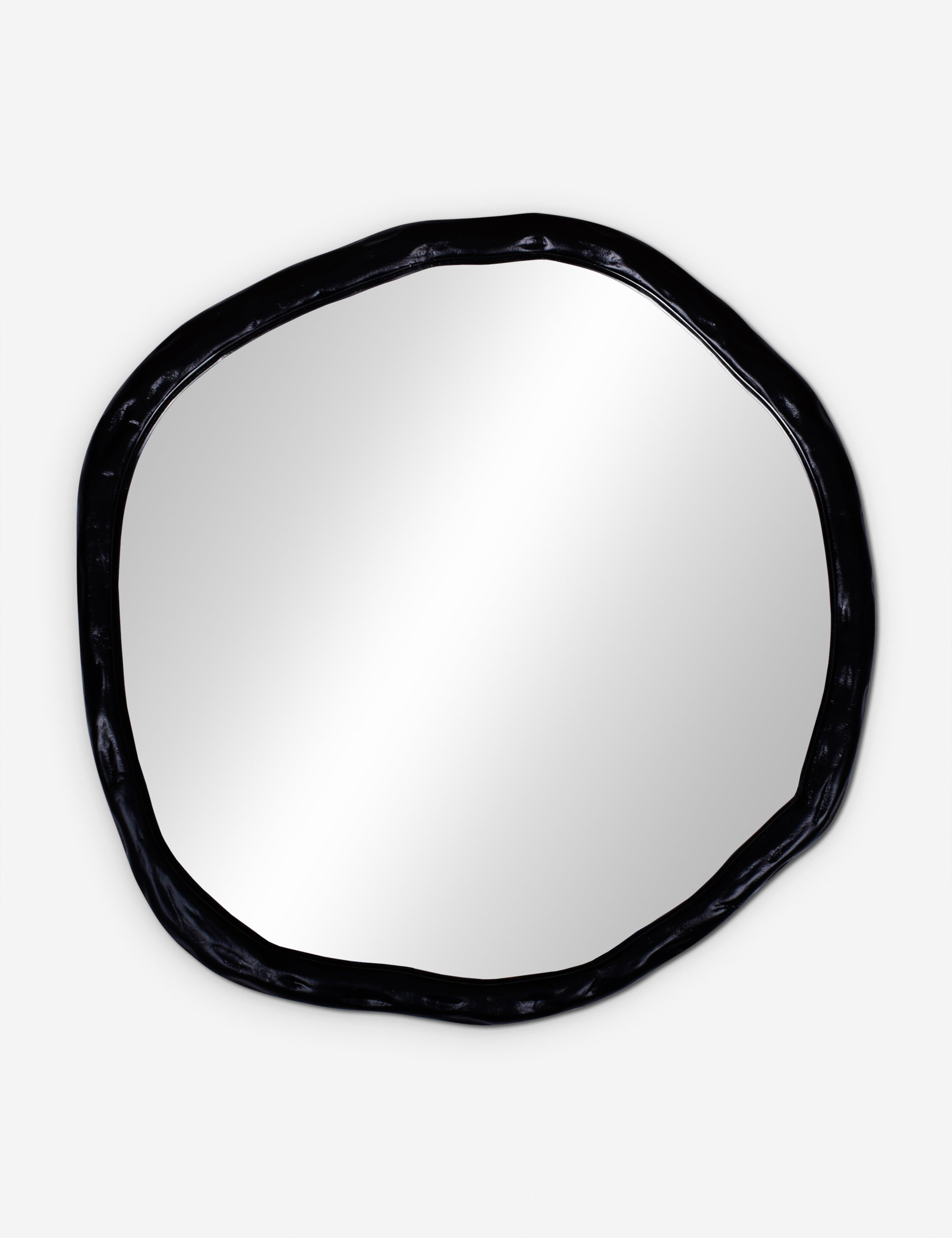 Rogelio Round Mirror - Black / Small