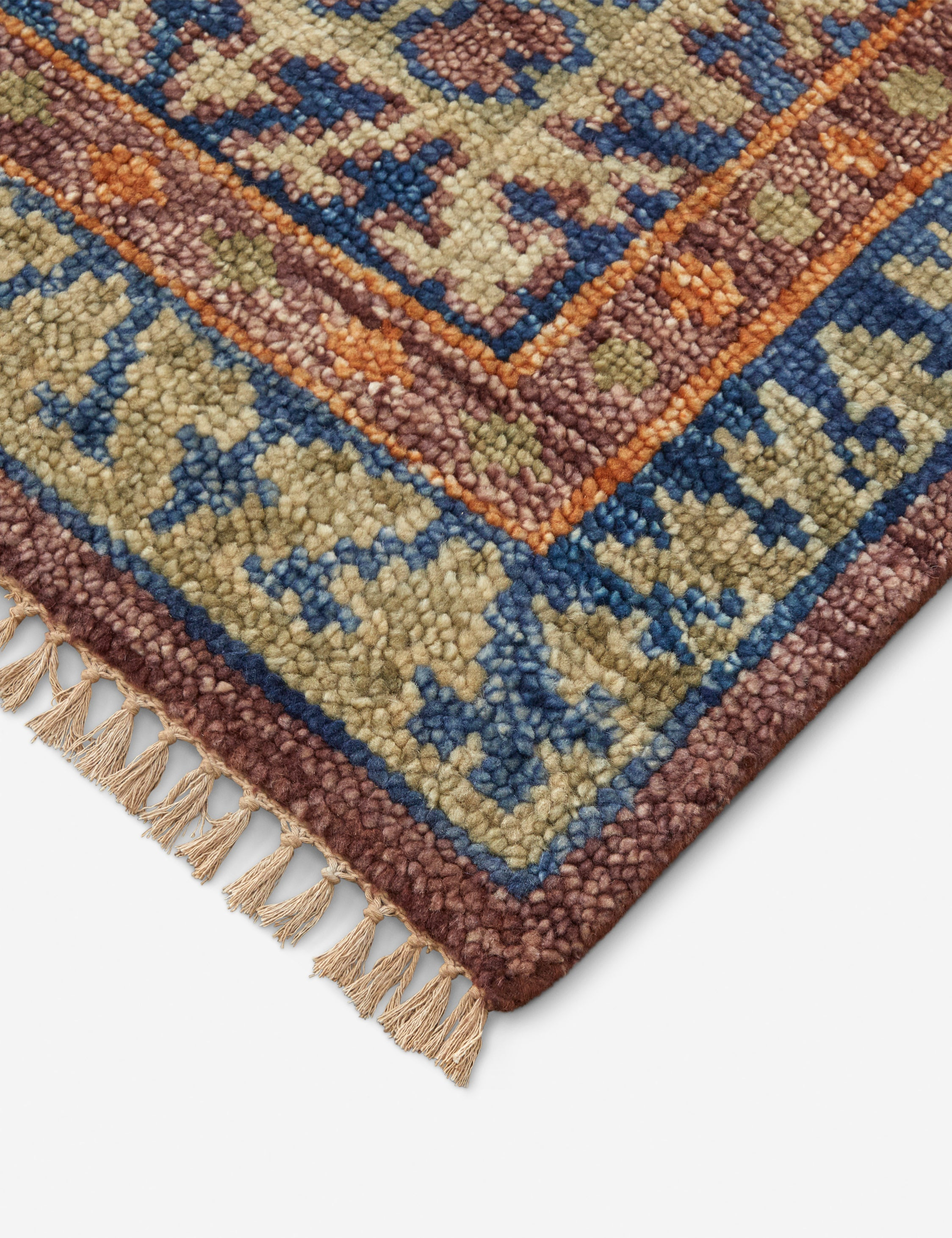 Cornado Hand-Knotted Wool Rug - Red / 9' x 12'