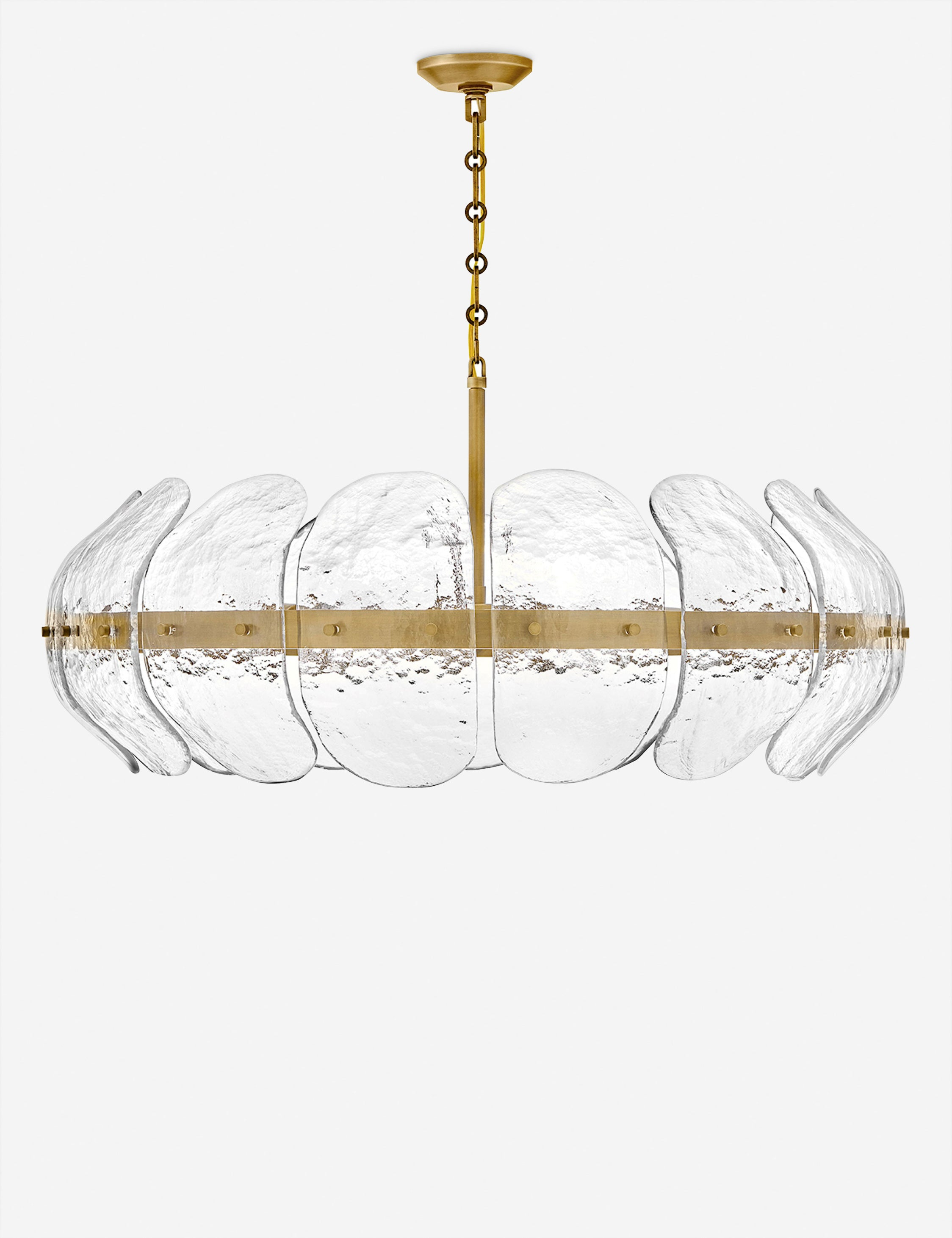 Bascom Drum Chandelier - Brass / 38.5"Dia