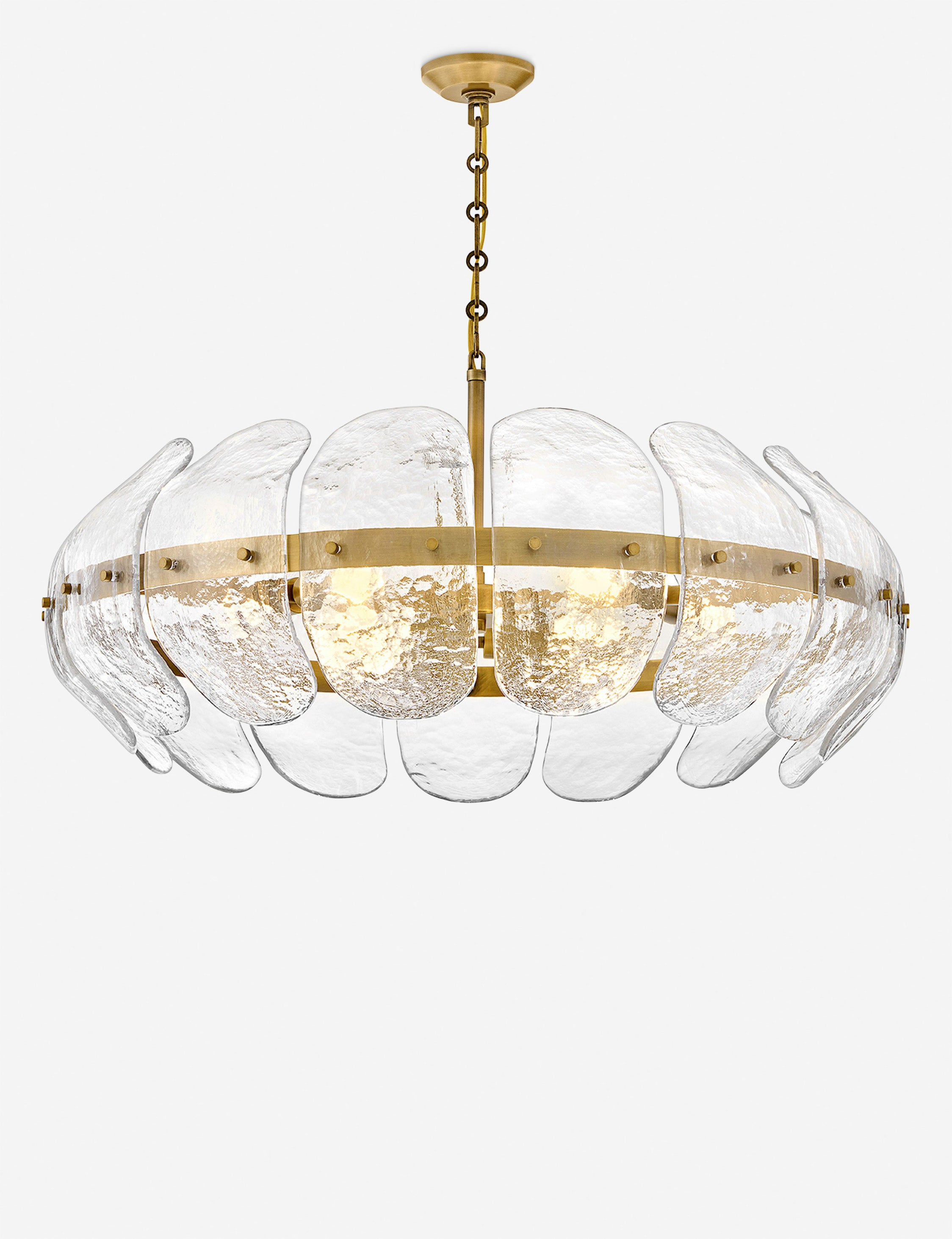 Bascom Drum Chandelier - Brass / 38.5"Dia