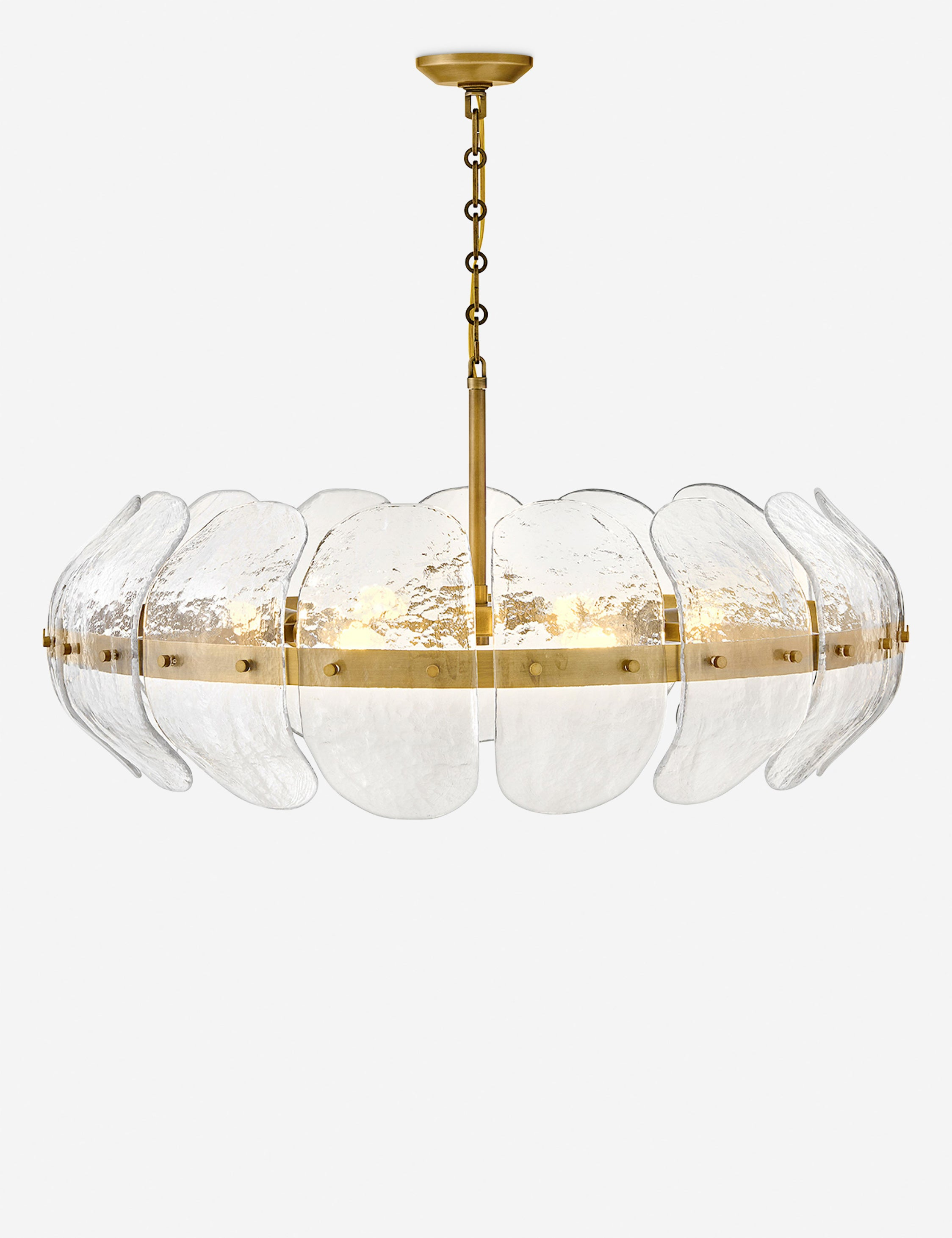 Bascom Drum Chandelier - Brass / 38.5"Dia