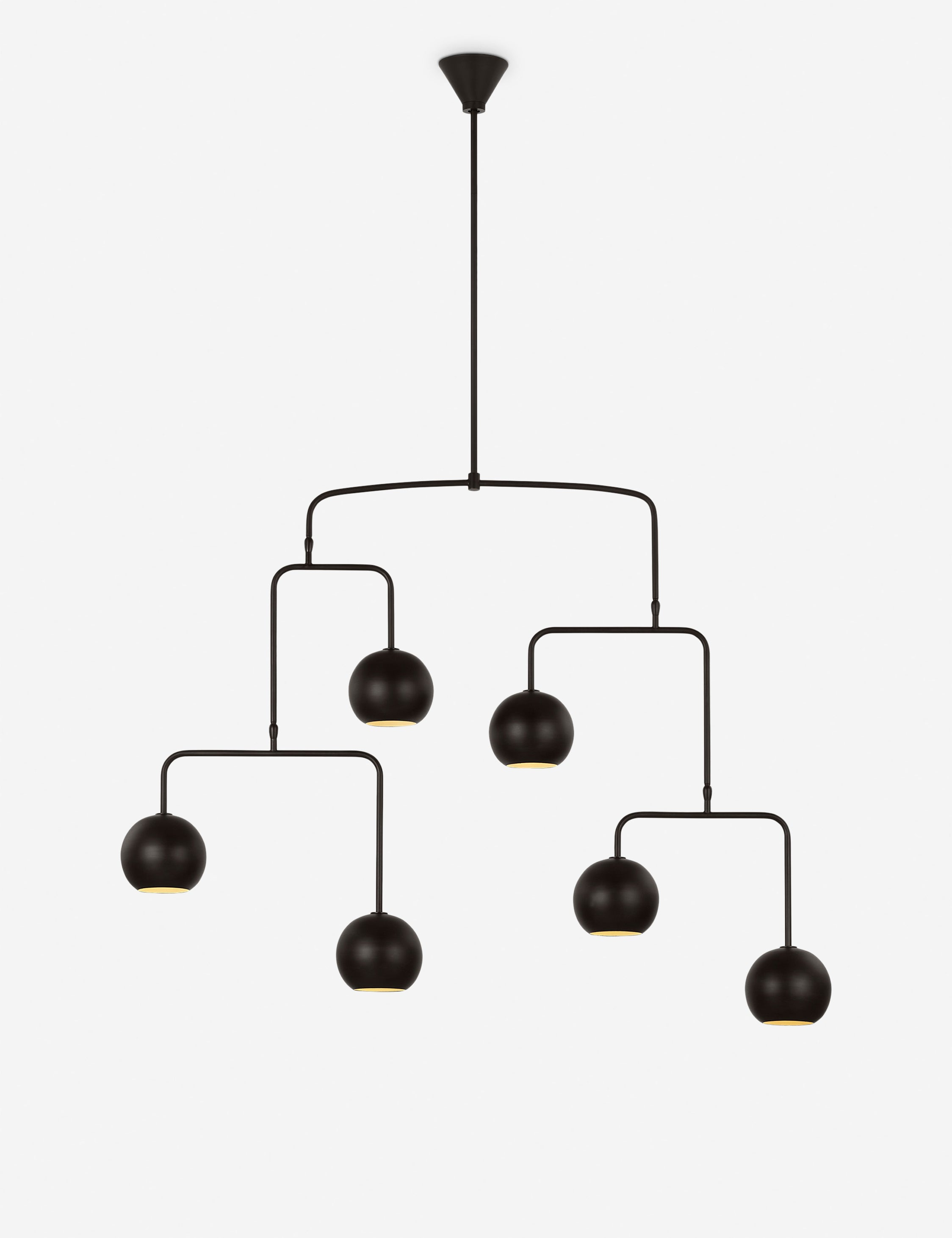 Chaumont Extra Large Chandelier by Christiane Lemieux - Aged Iron / 50"Dia