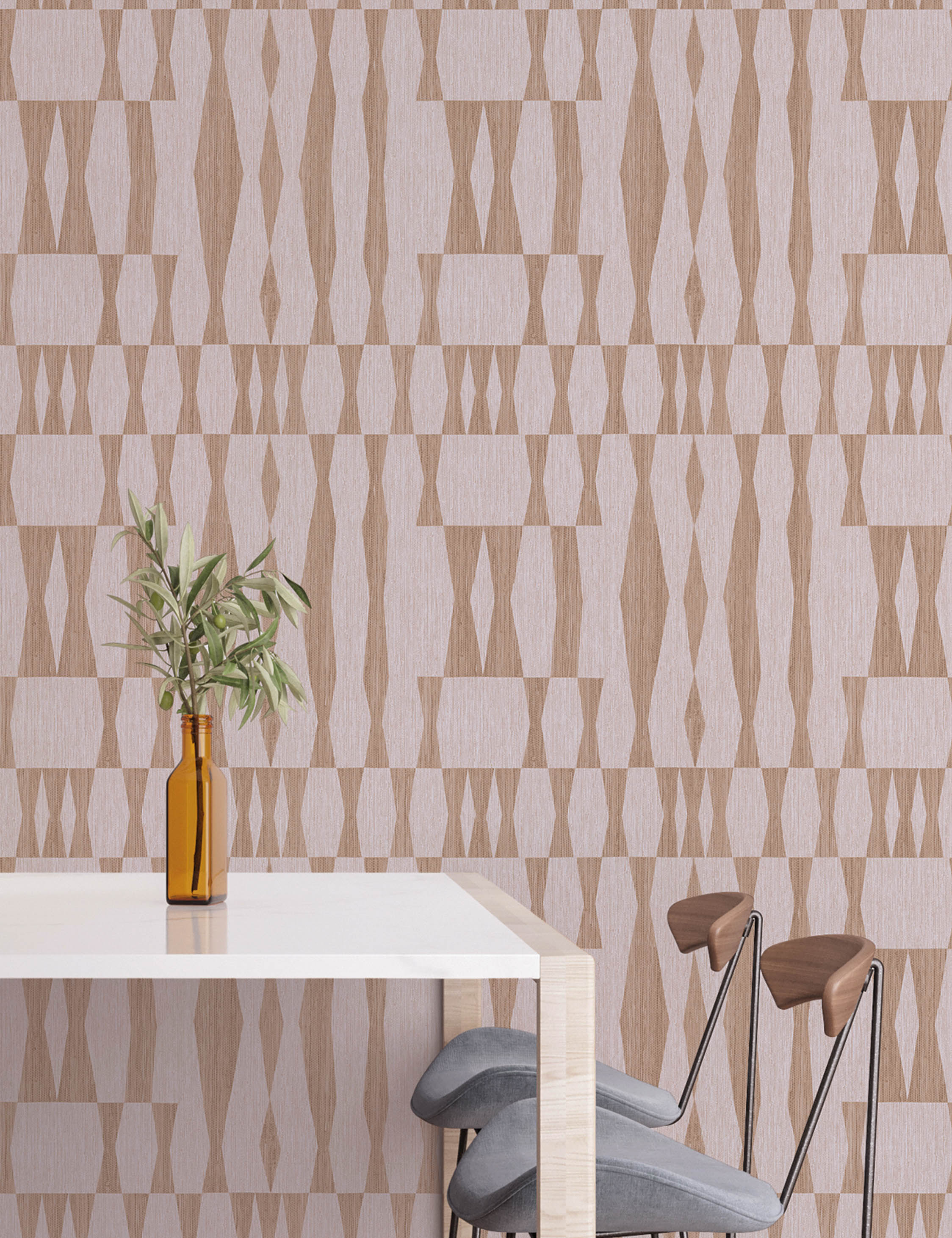 Mirin Peel + Stick Wallpaper - Textured Jute