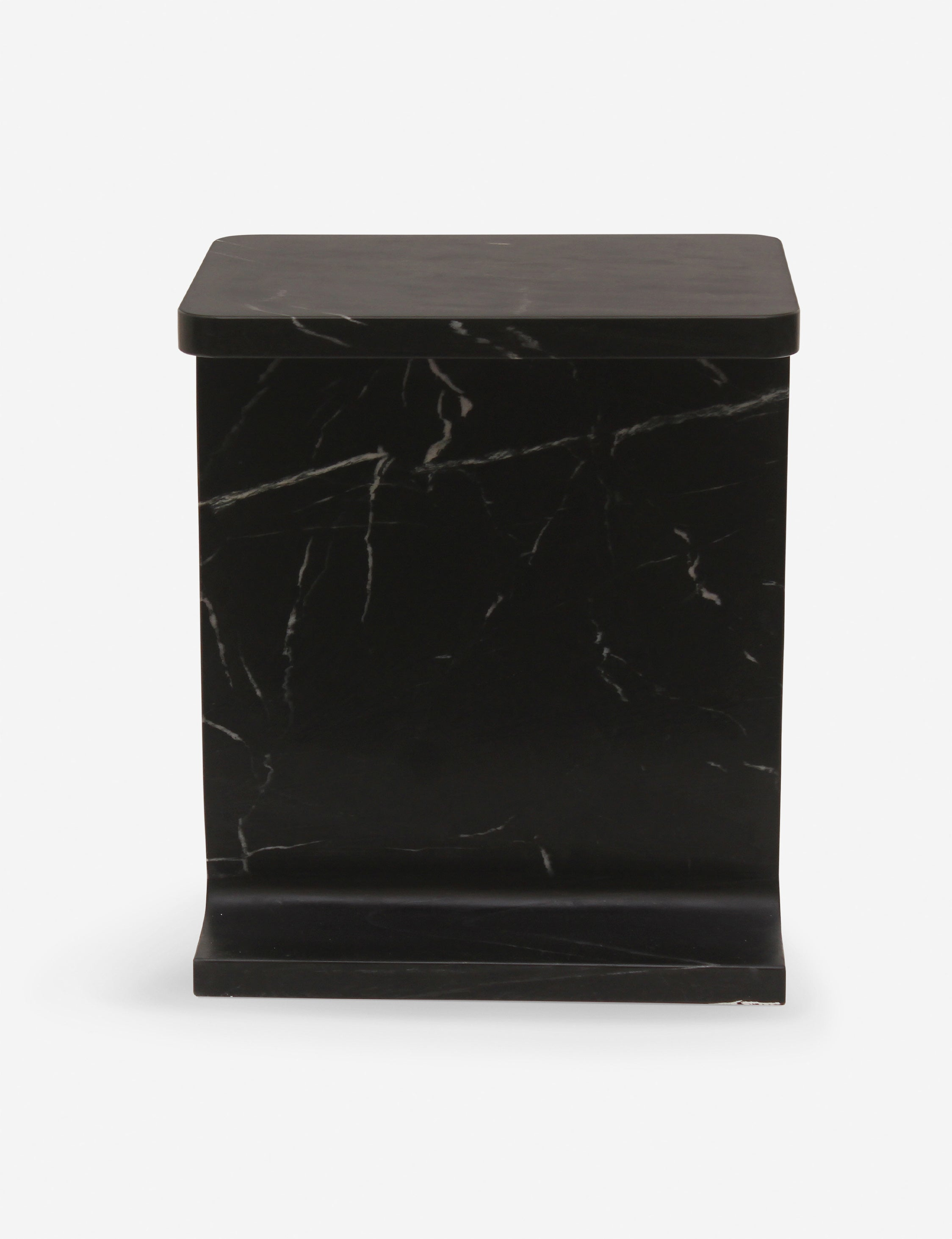 Acadia Side Table - Black Marble