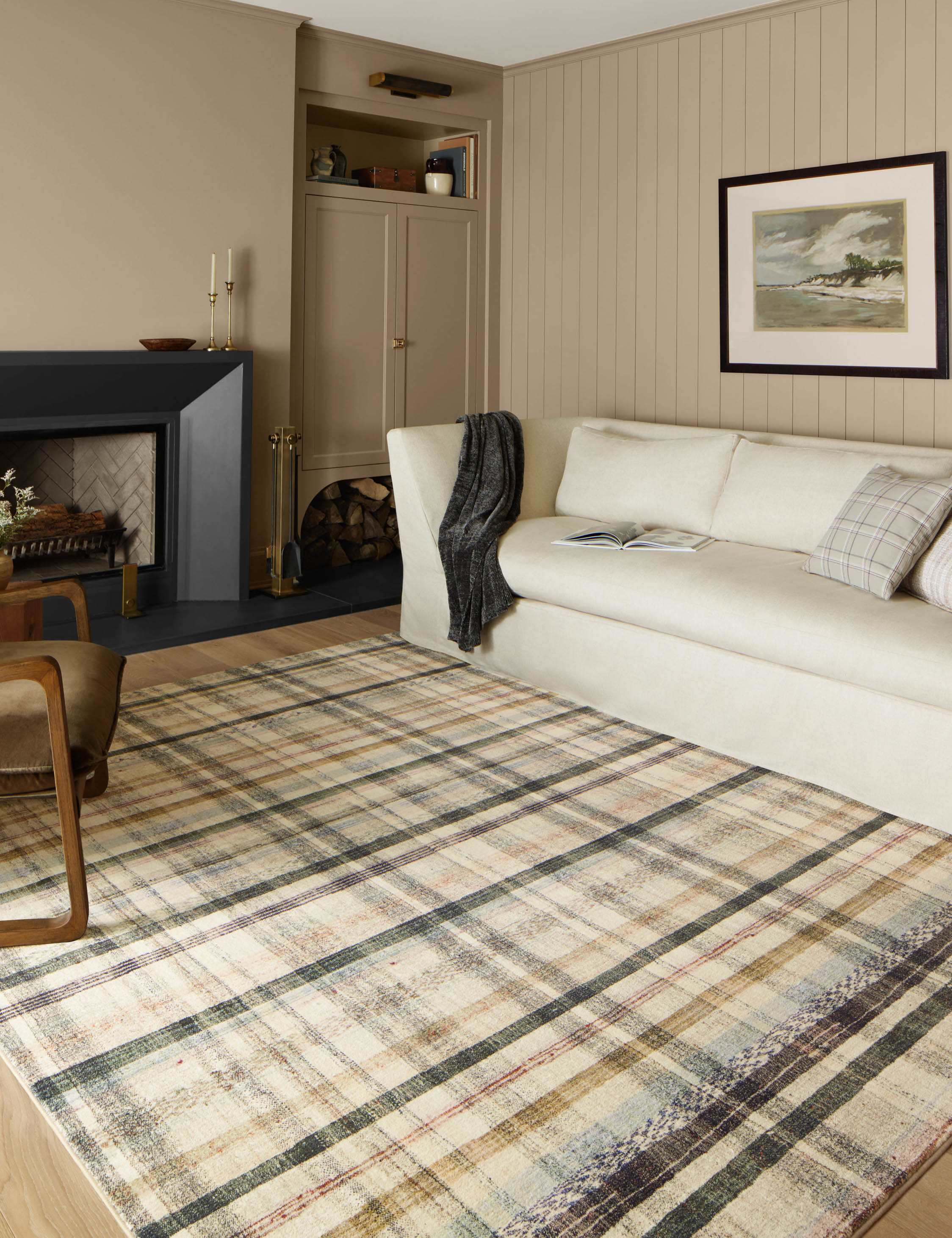Humphrey Rug by Chris Loves Julia x Loloi - Ivory and Multi / 2'3" x 11'6"