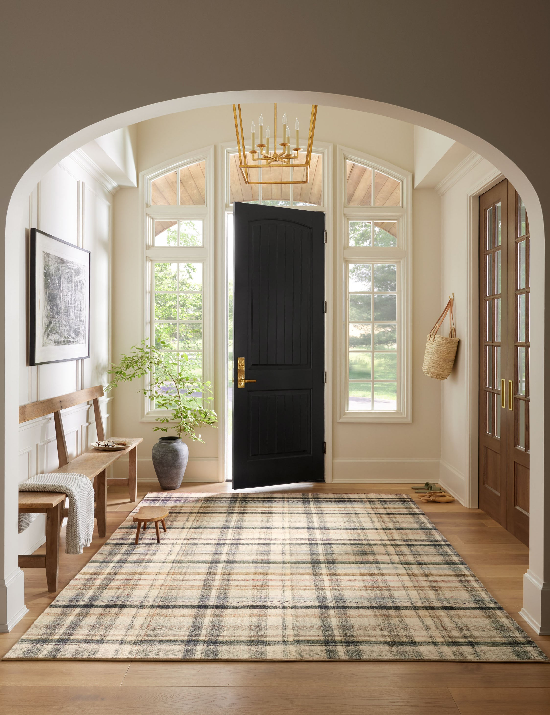 Humphrey Rug by Chris Loves Julia x Loloi - Ivory and Multi / 2'3" x 11'6"