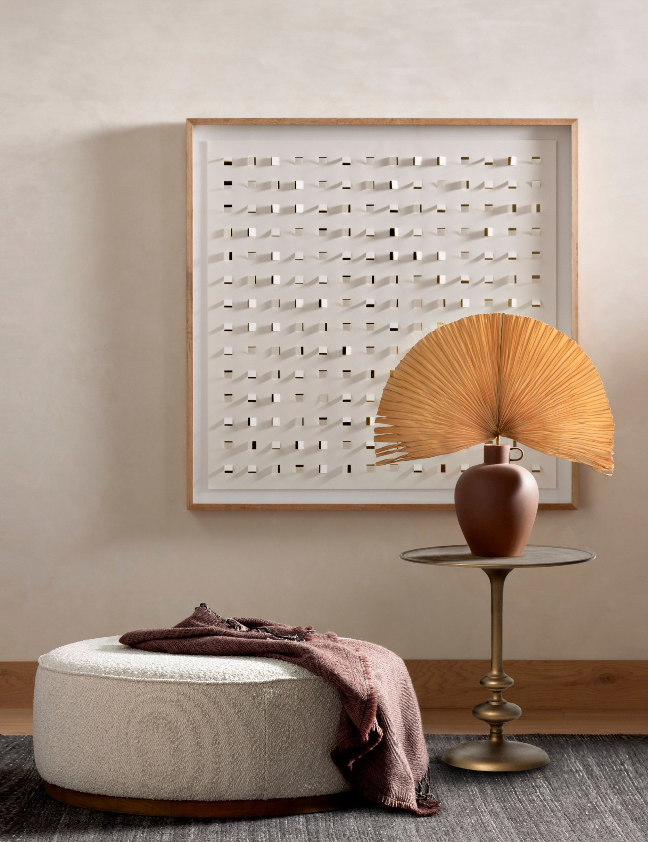 Caratto Side Table - Brass