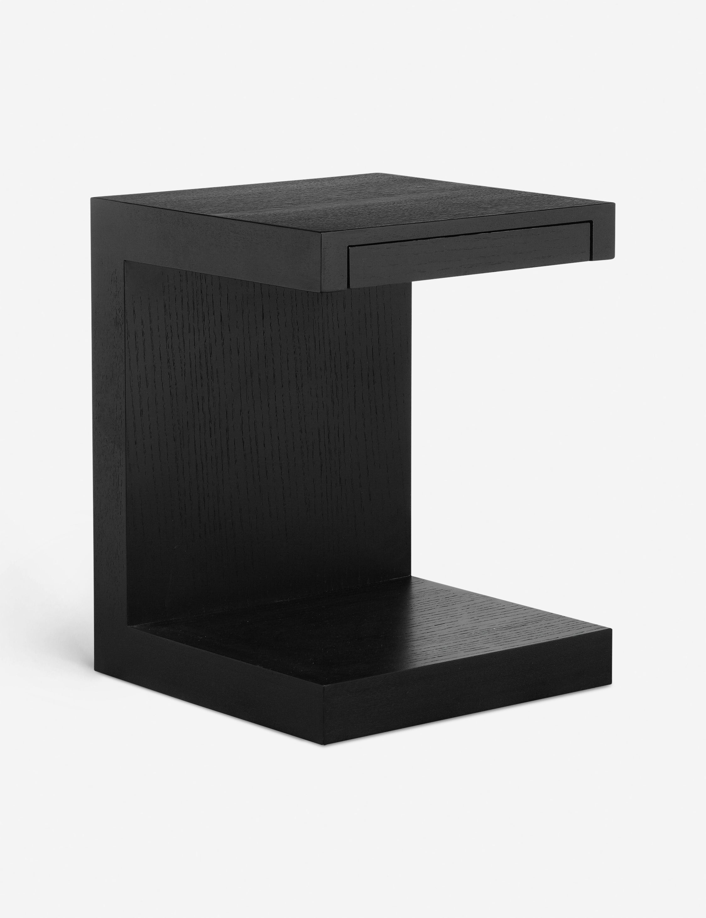 Kae Side Table - Black Oak