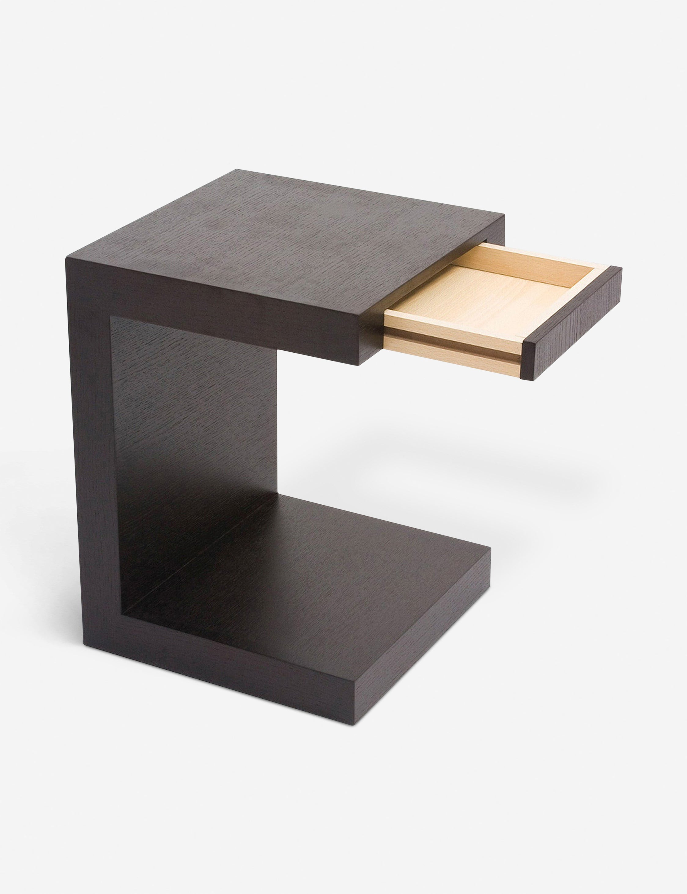 Kae Side Table - Black Oak